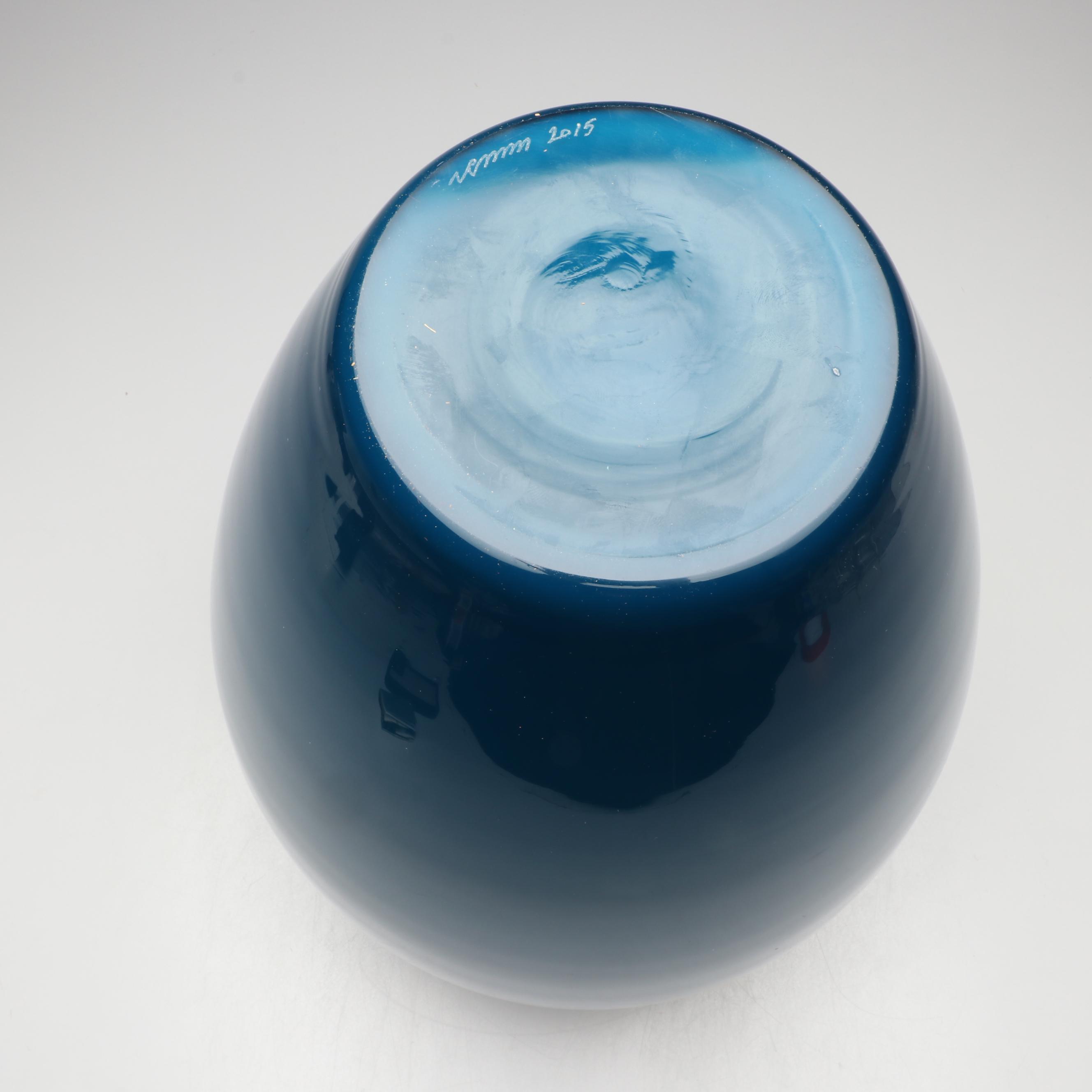 Venini "Labuan" Blown Cased Glass Vase, 2015