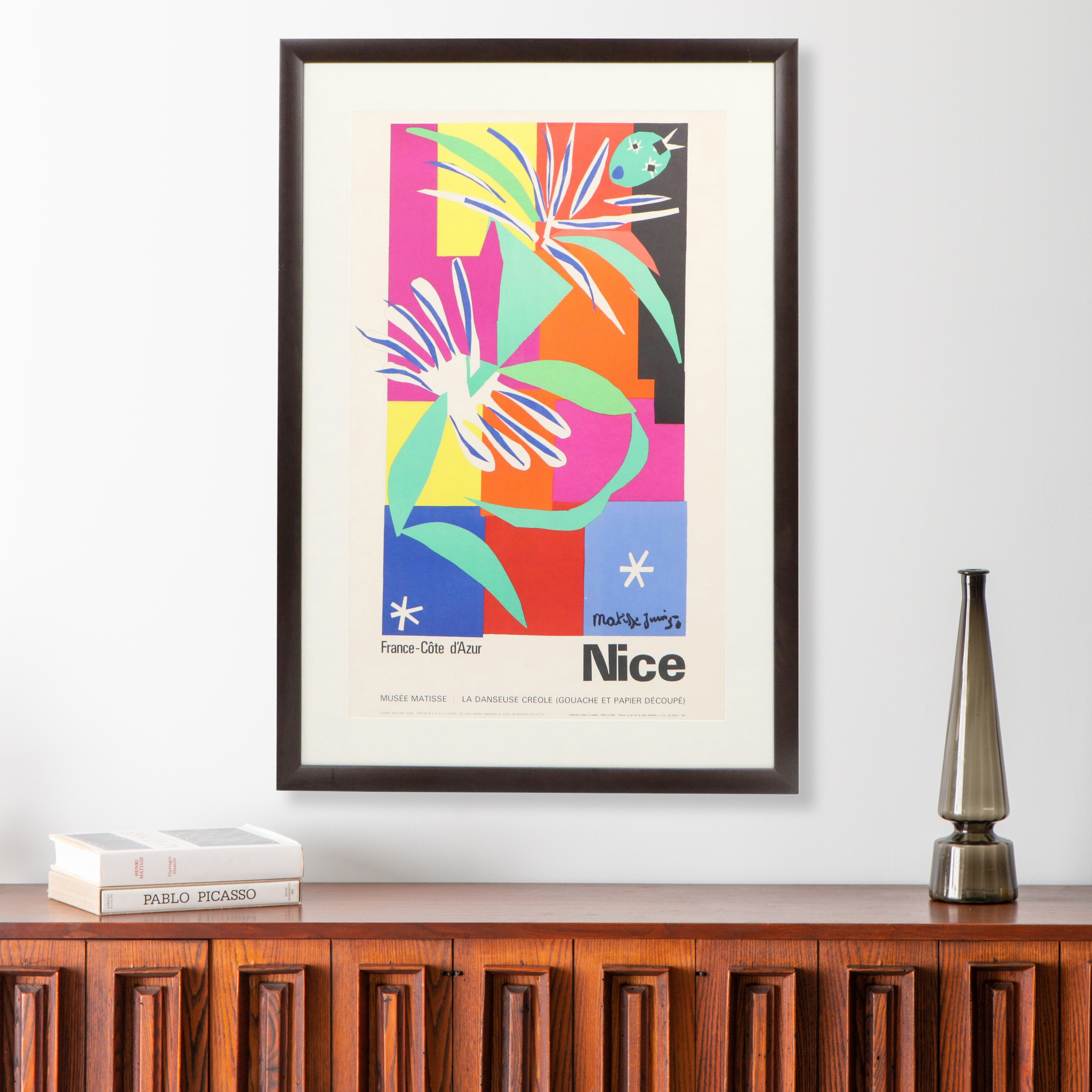 Color Lithograph Poster After Henri Matisse "La Danseuse Créole"