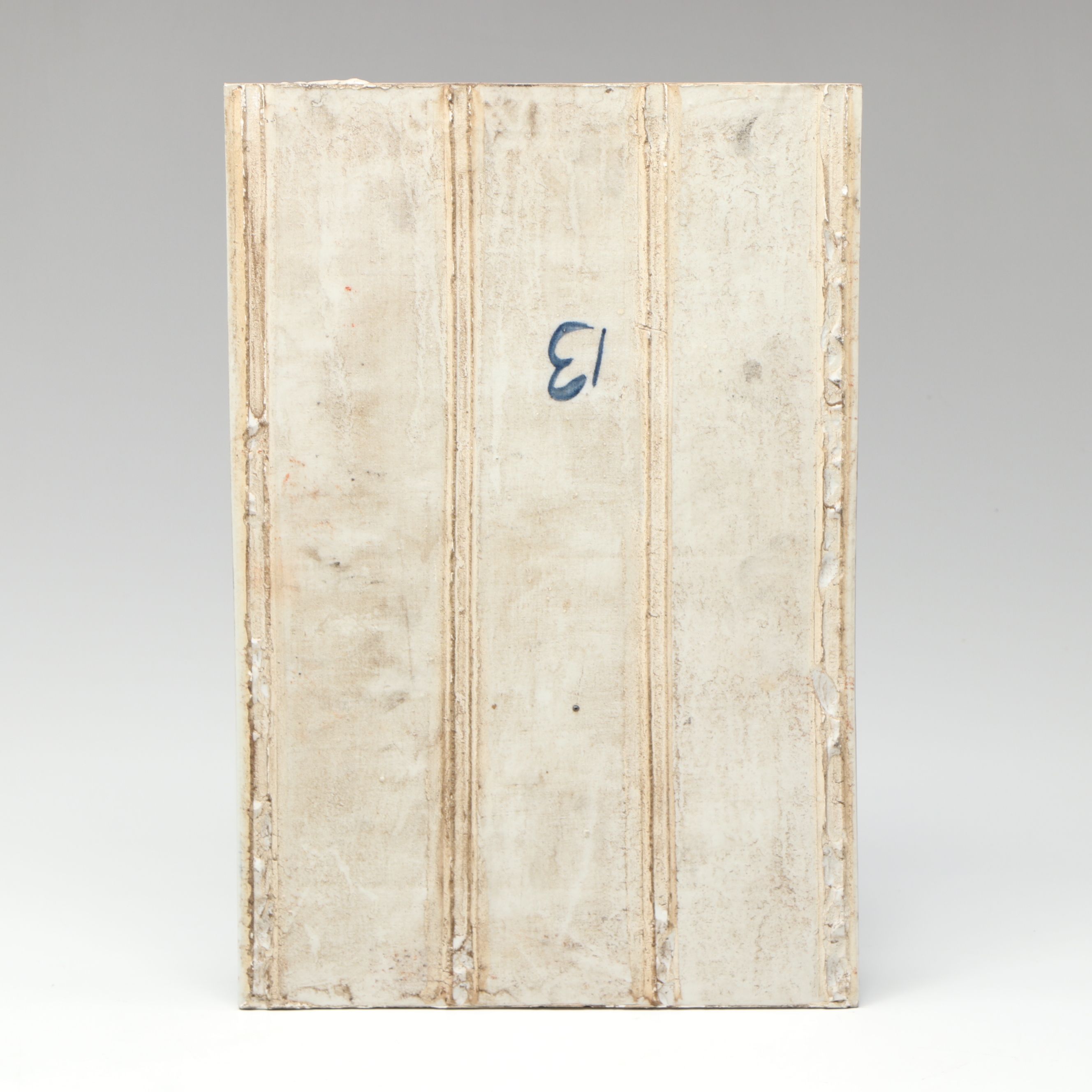 Chinese Guangxu Period Hand-Painted Zhang Guolao Porcelain Tile