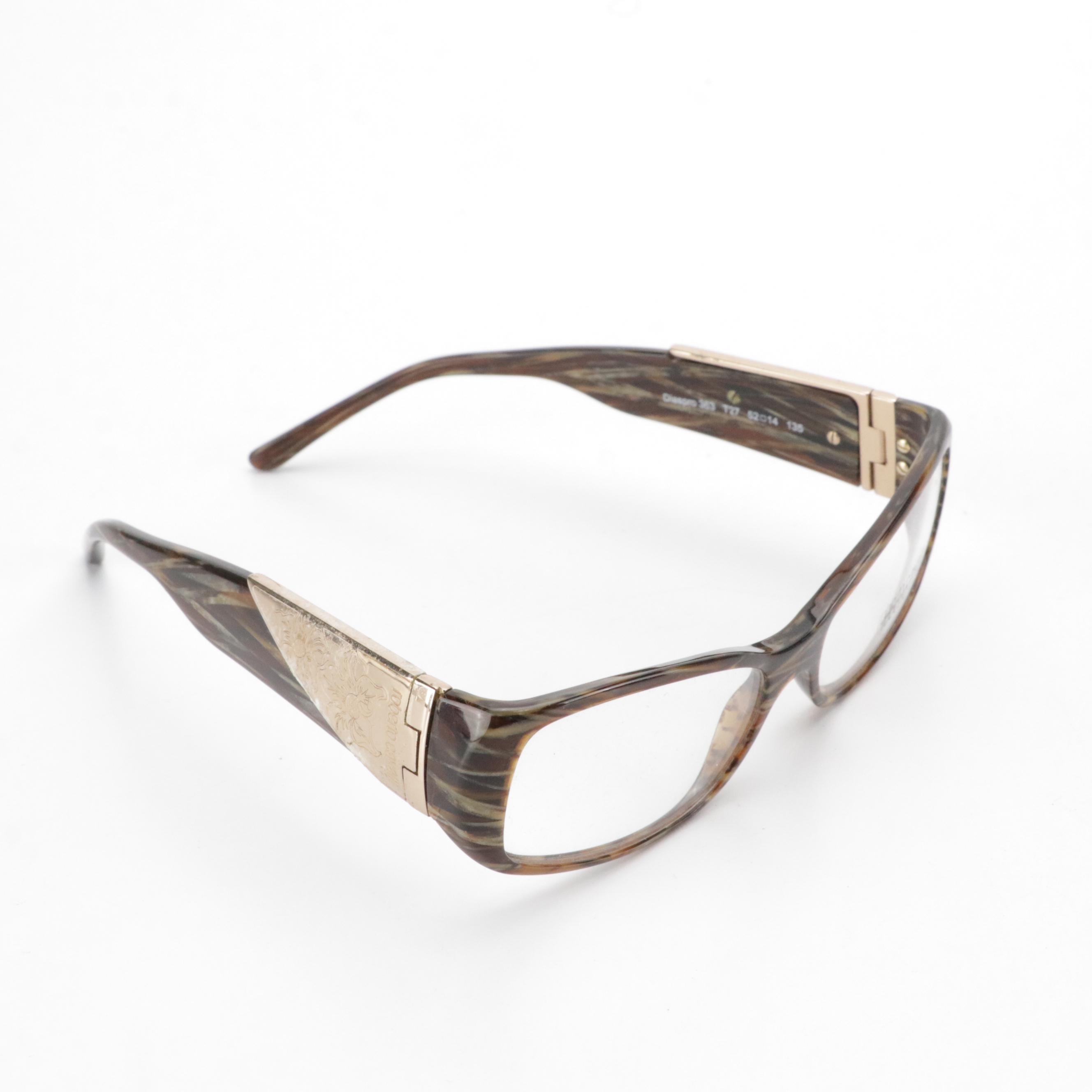 Roberto Cavalli Diaspro 363 T27 Rectangular Eyeglasses with Case