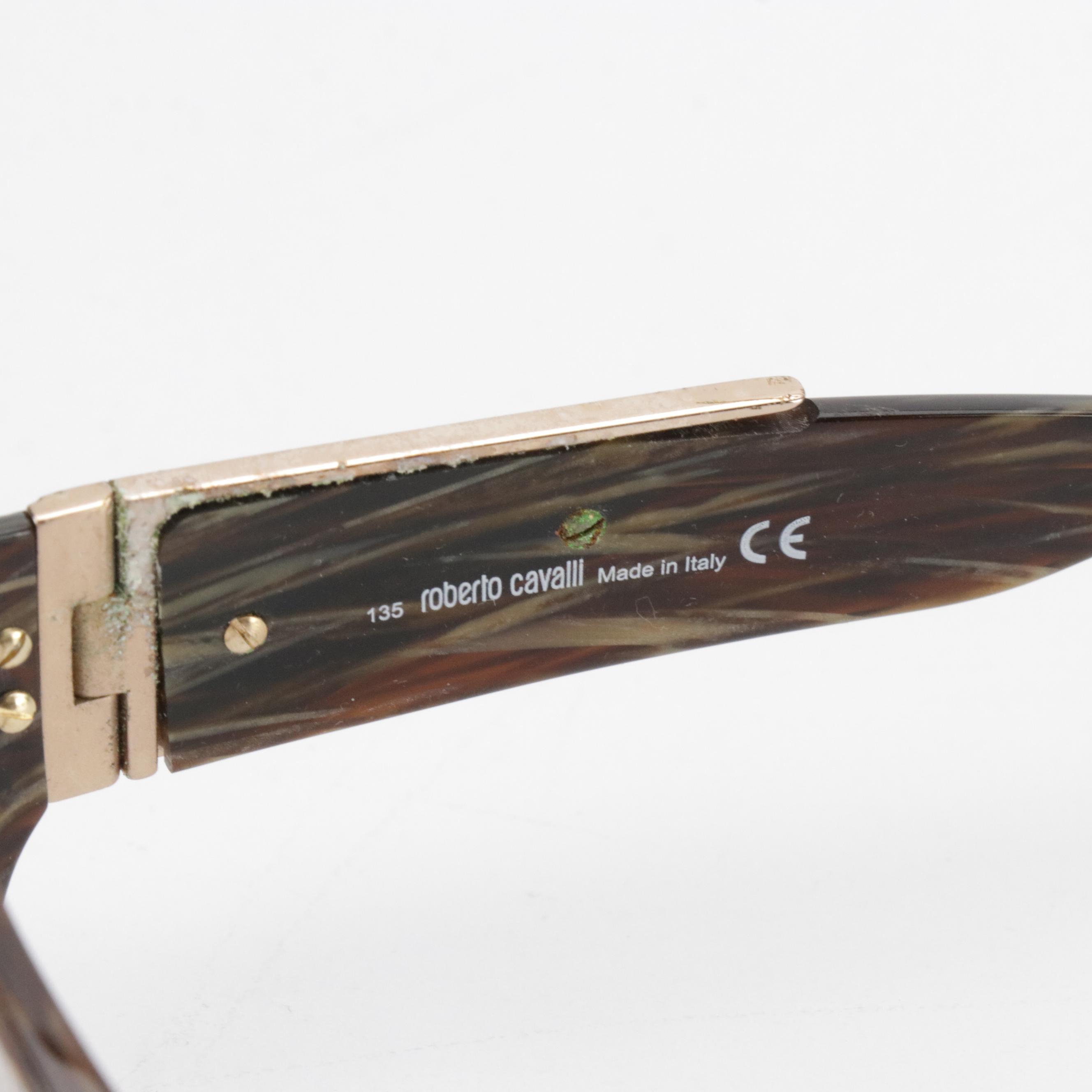 Roberto Cavalli Diaspro 363 T27 Rectangular Eyeglasses with Case