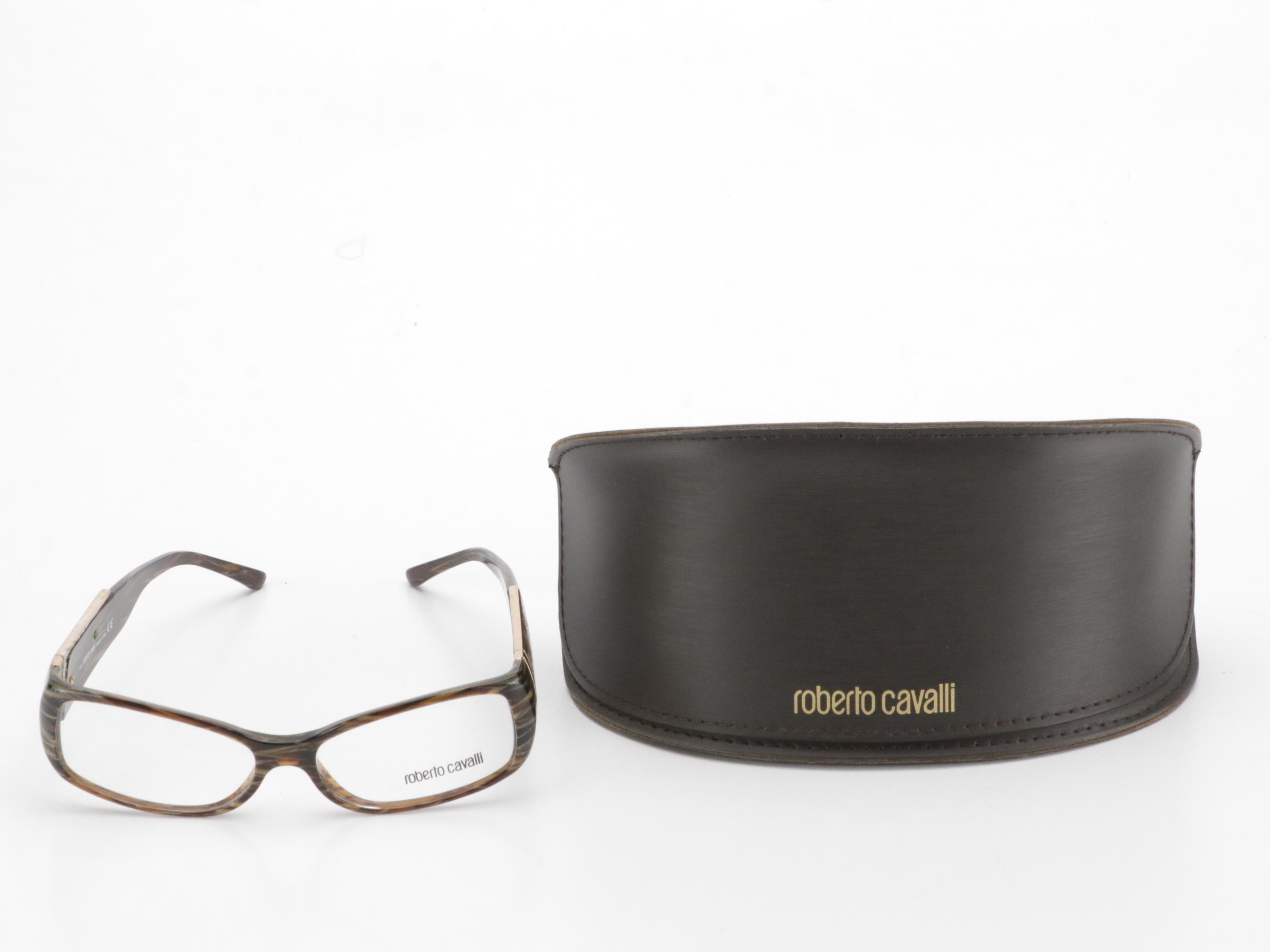 Roberto Cavalli Diaspro 363 T27 Rectangular Eyeglasses with Case