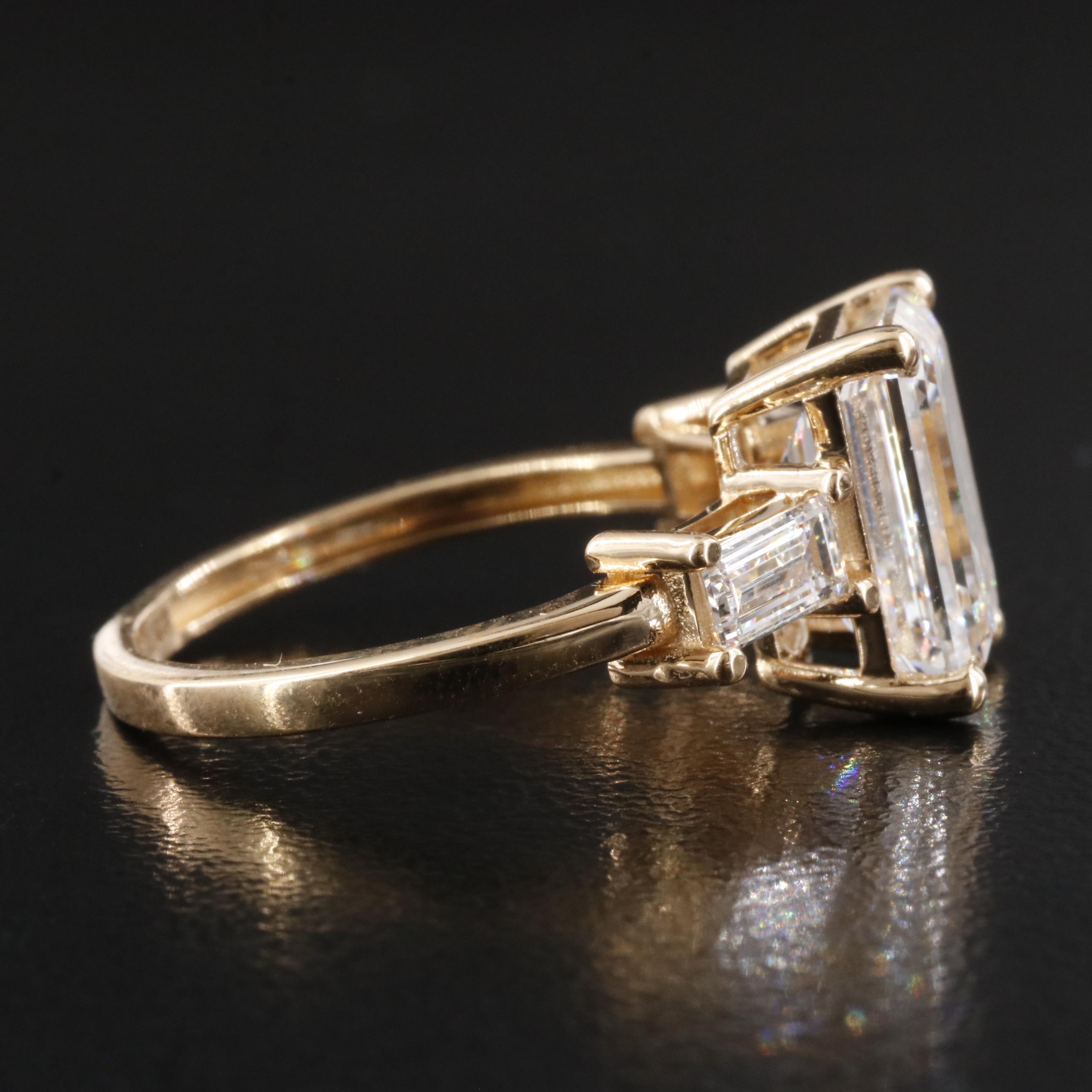 18K 3.41 Lab Grown Diamond Ring with IGI Report