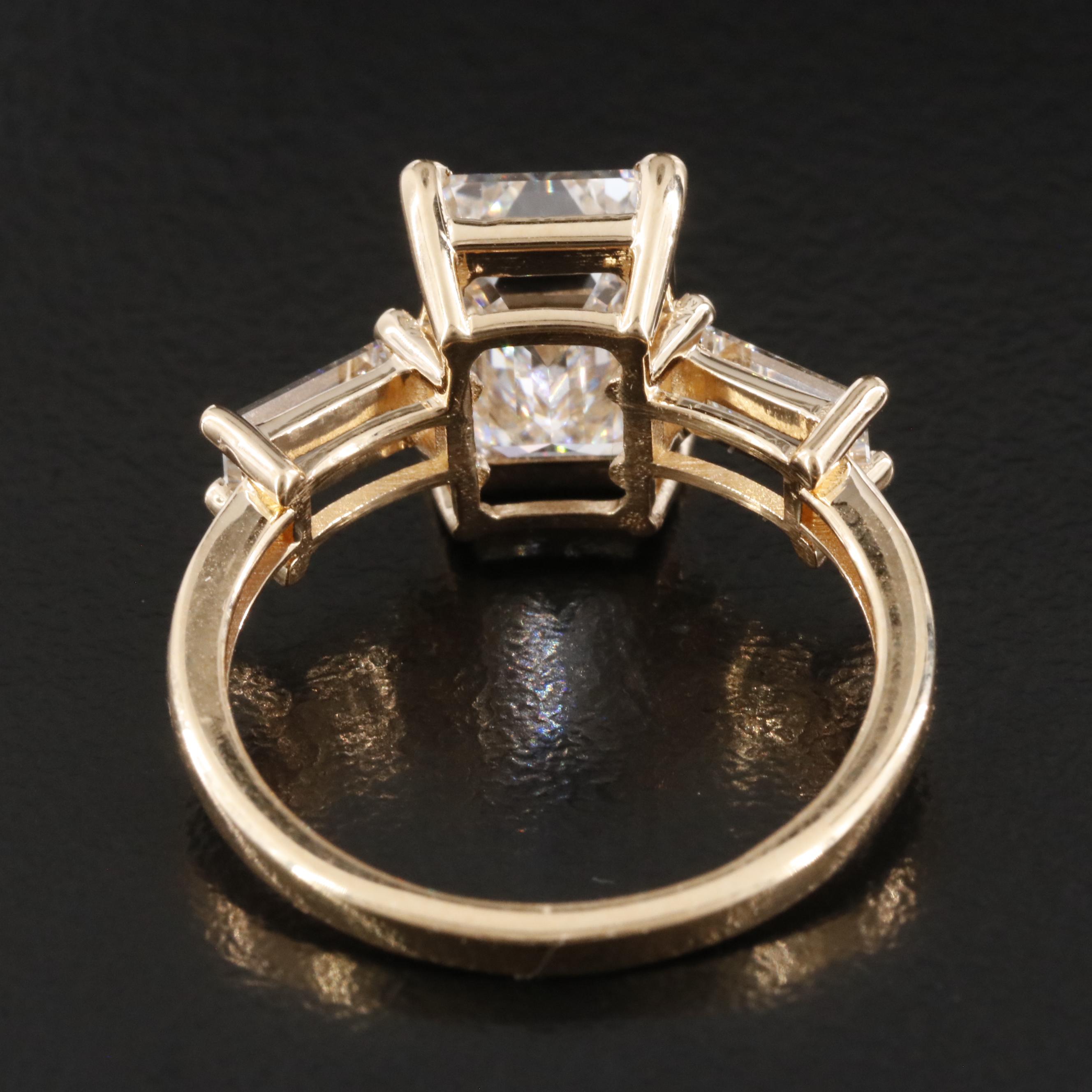 18K 3.41 Lab Grown Diamond Ring with IGI Report