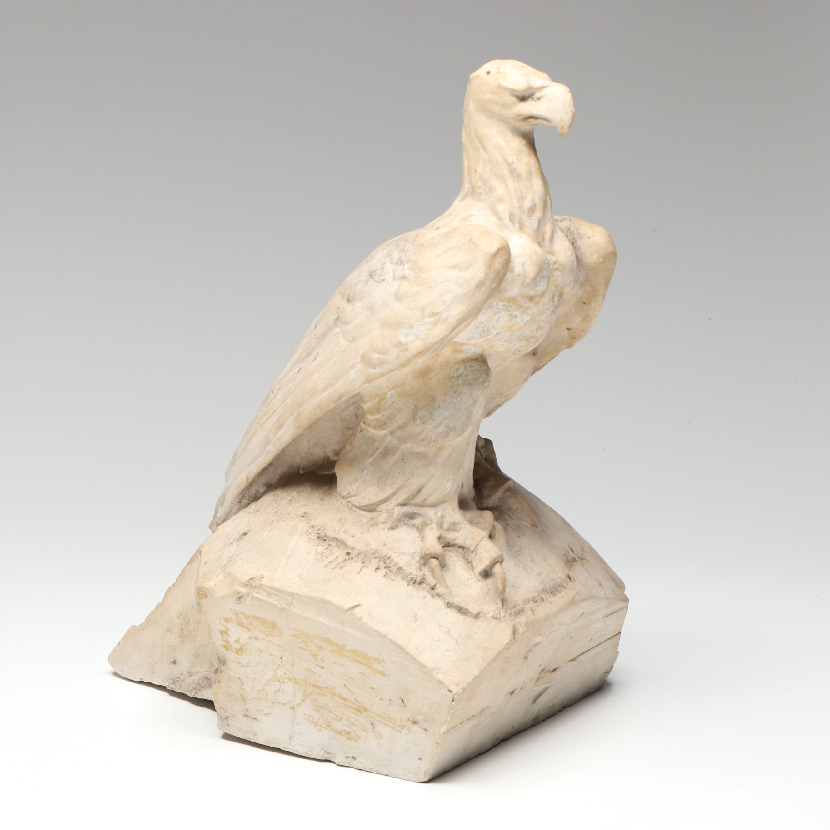 Horatio Piccirilli Plaster Eagle Sculpture, Early 20th Century