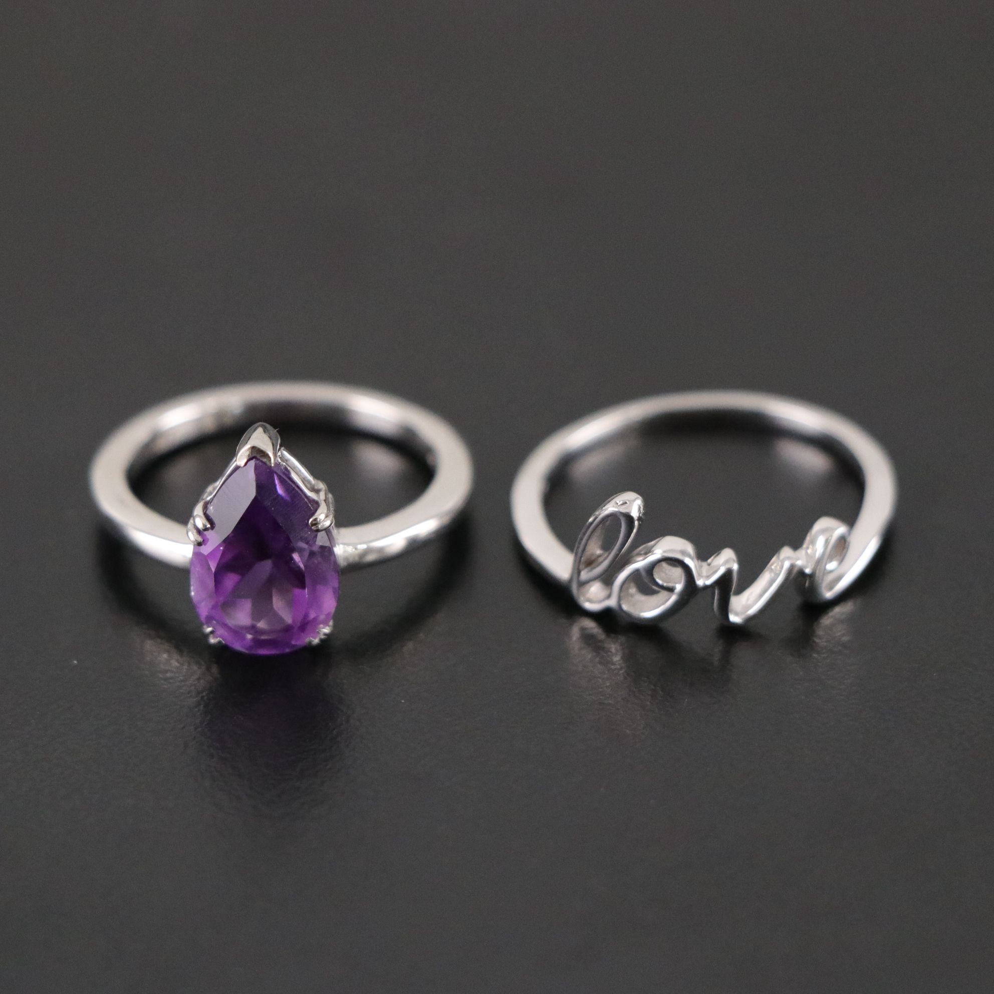 14 Assorted Sterling Silver Rings, Necklaces and Earrings