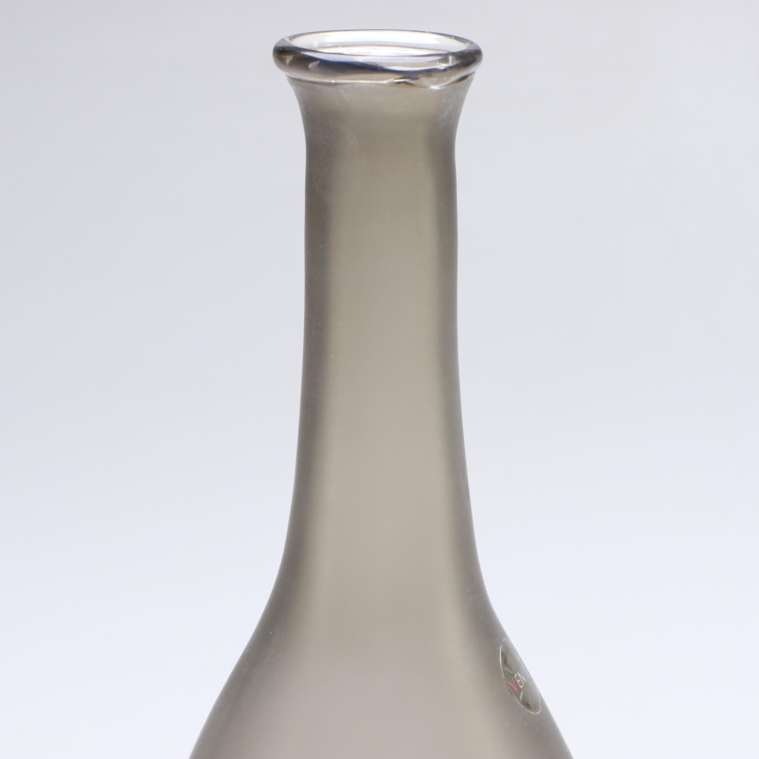 Matteo Thun for Venini Limited Edition Blown Glass Bottle, 2016
