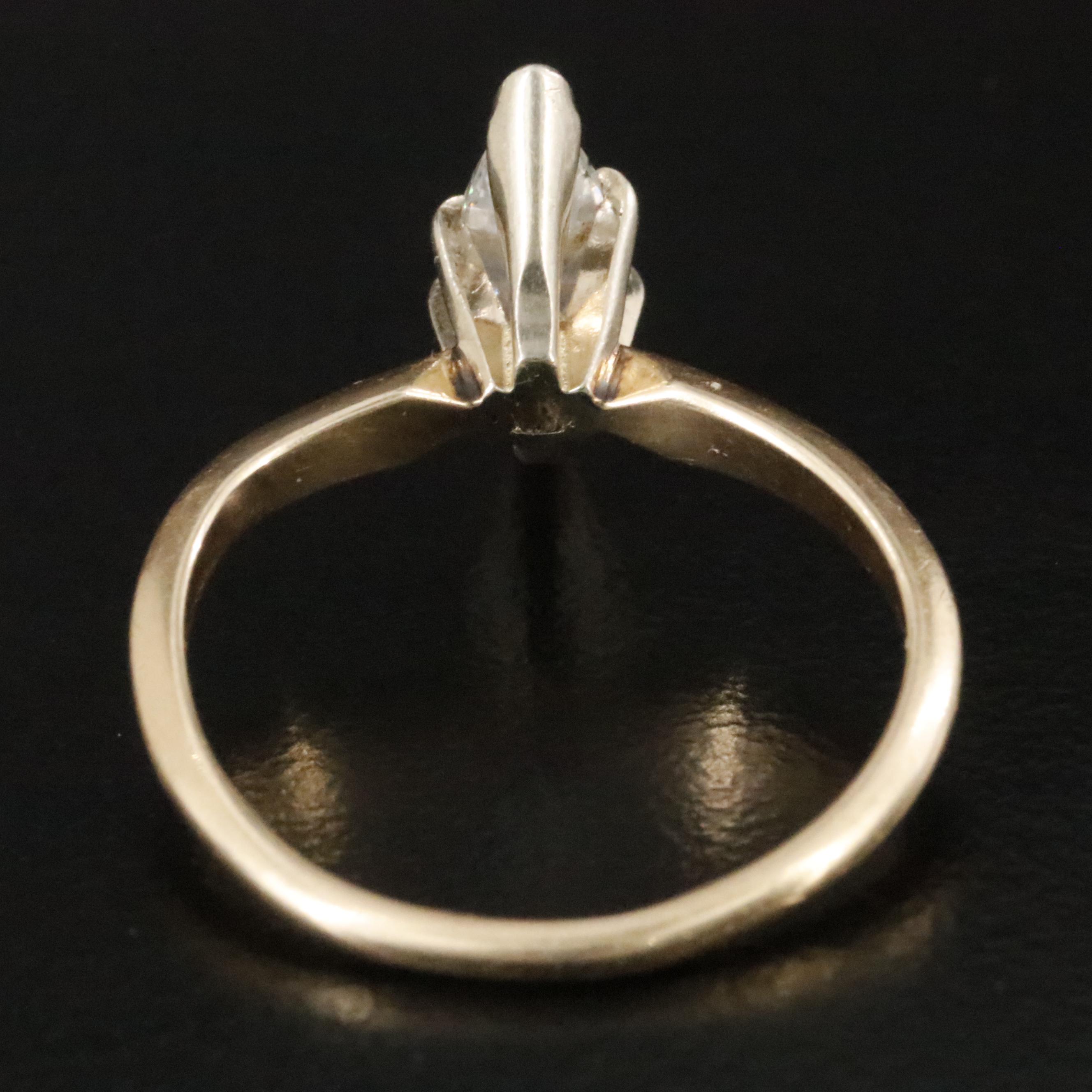 14K 1.38 CT Diamond Solitaire Ring