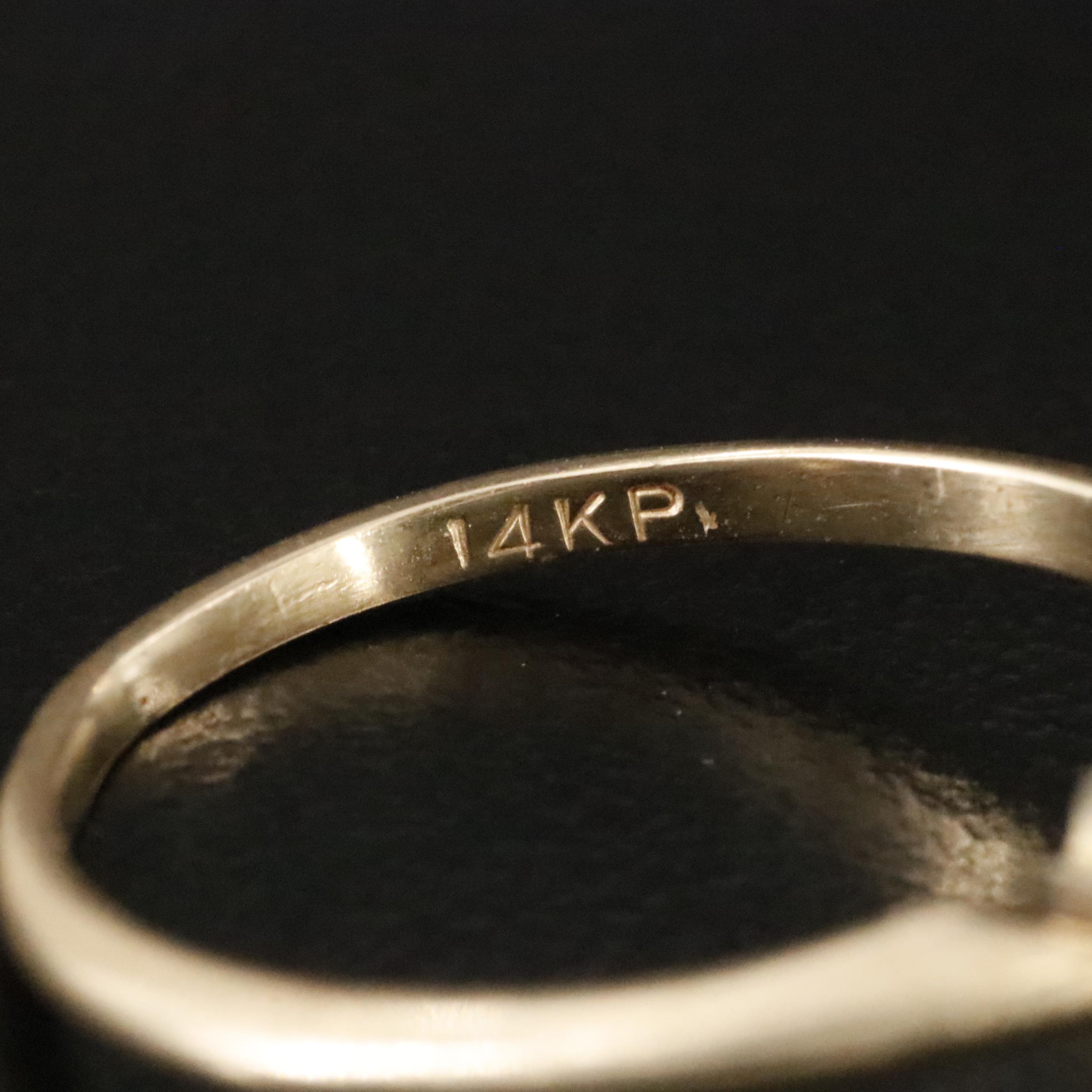 14K 1.38 CT Diamond Solitaire Ring