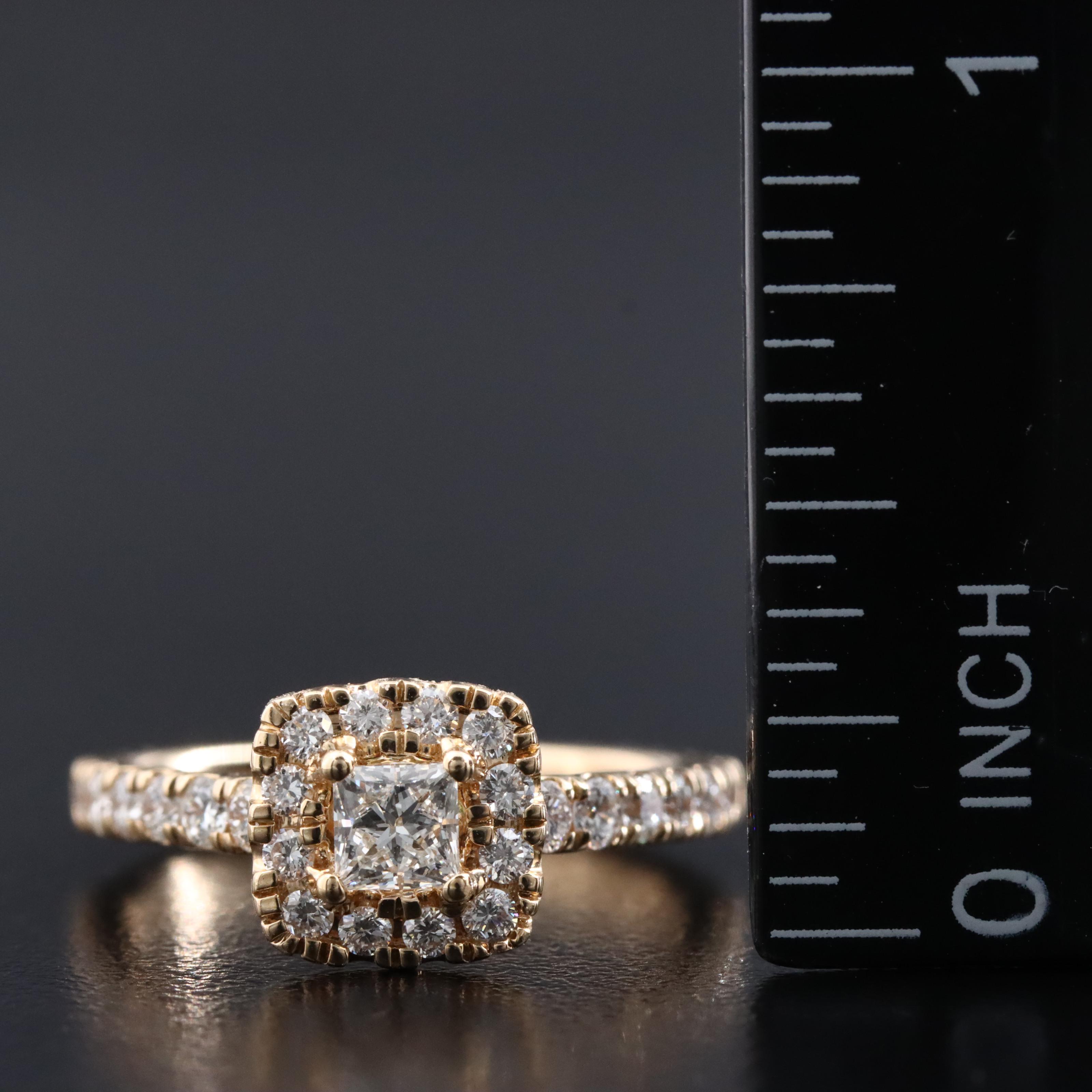 14K 1.17 CTW Lab Grown Diamond Ring
