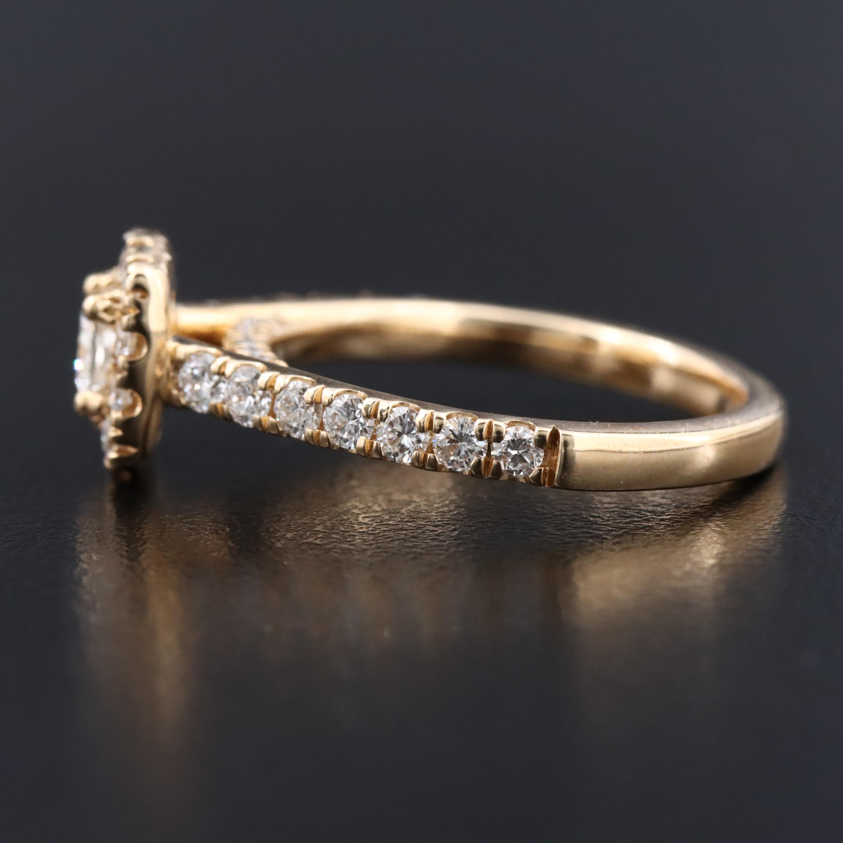 14K 1.17 CTW Lab Grown Diamond Ring