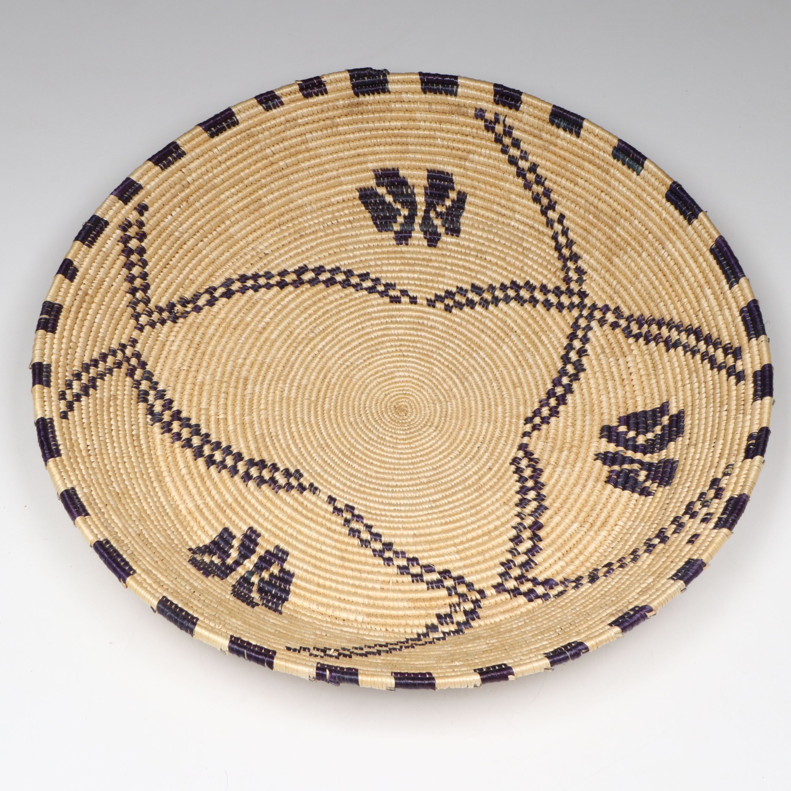 Ethiopian Gurage Peoples Handwoven Popcorn Bowls and Round Baskets