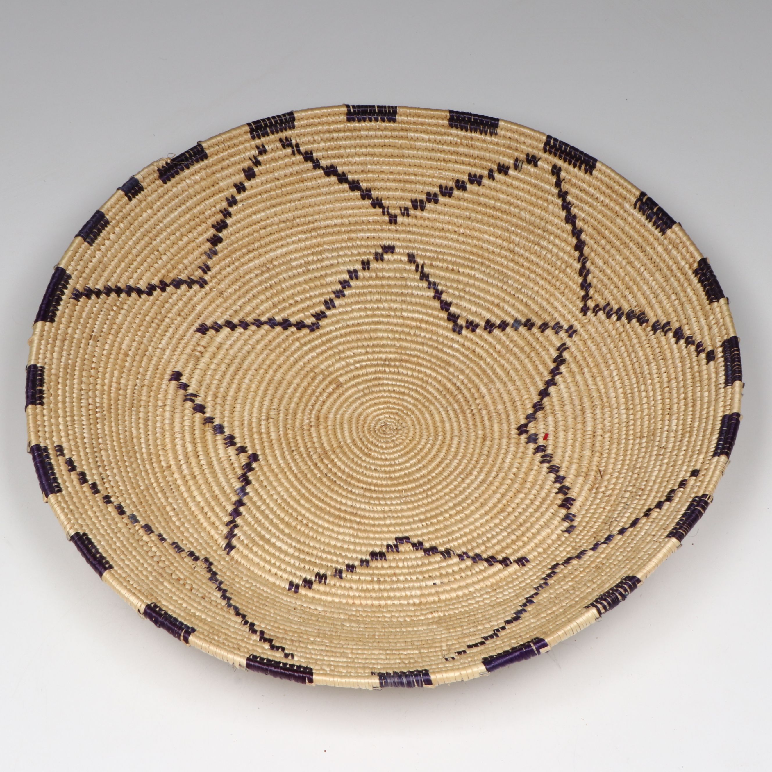 Ethiopian Gurage Peoples Handwoven Popcorn Bowls and Round Baskets