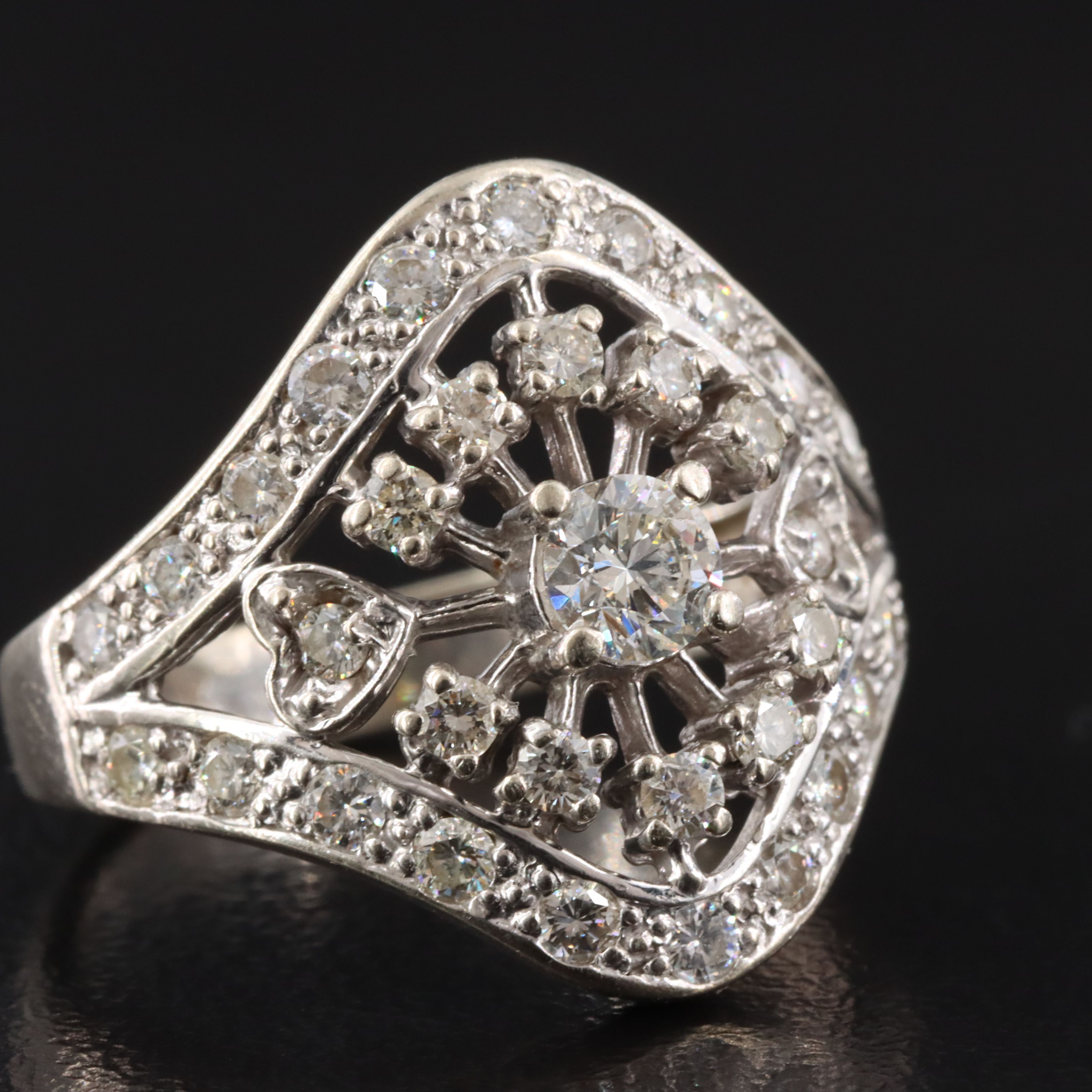 14K 1.12 CTW Diamond Ring