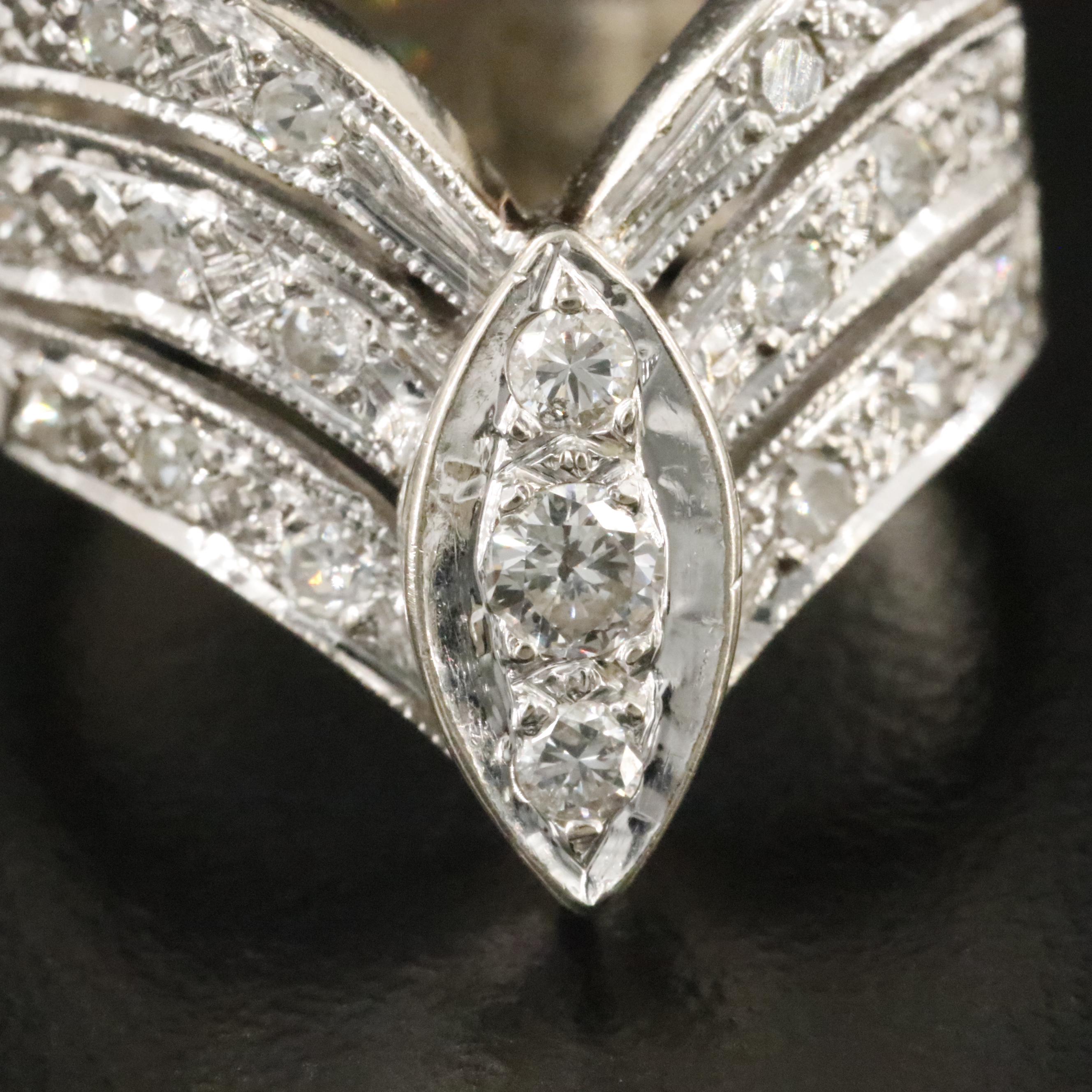 Vintage Harold Freeman 14K 0.53 CTW Diamond Ring