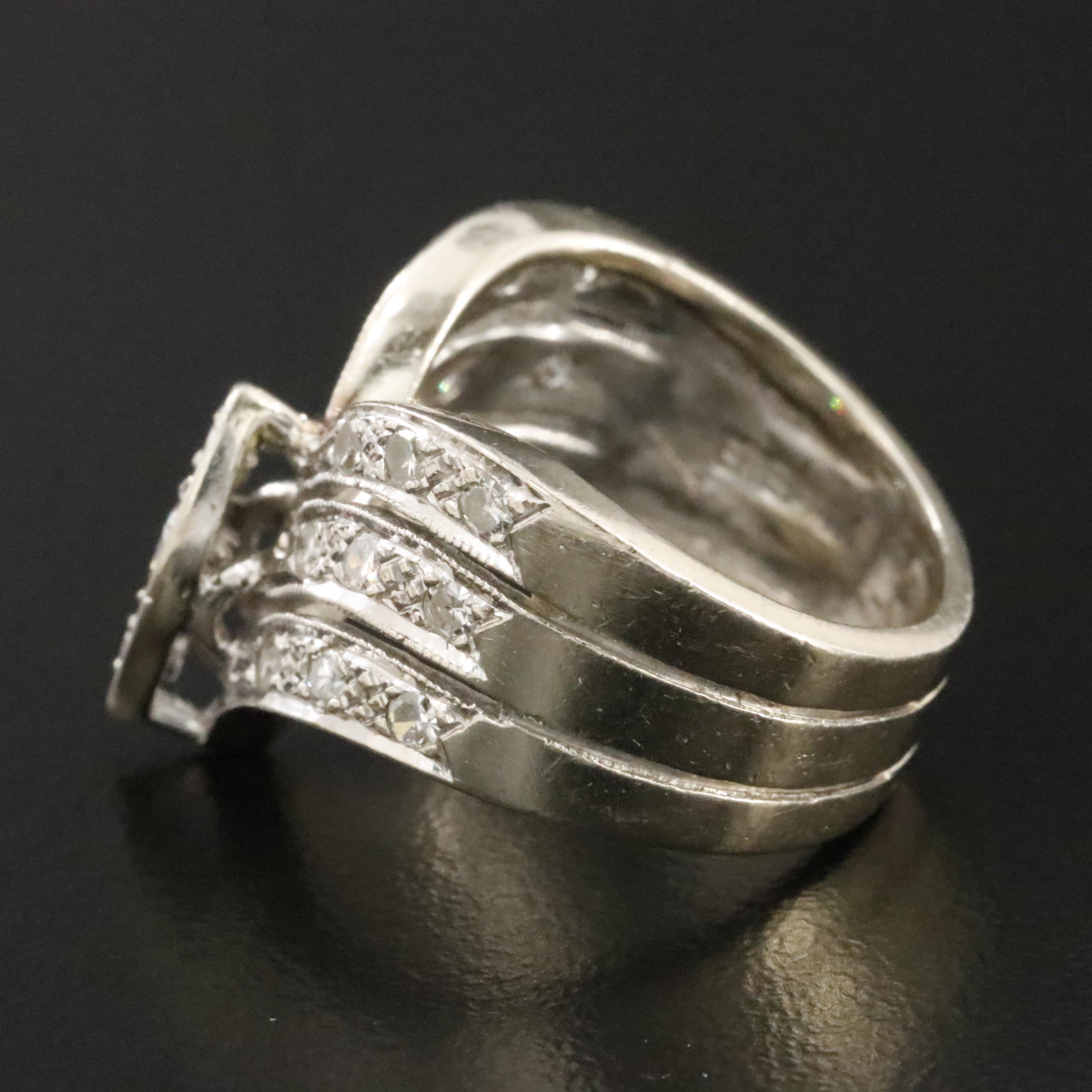 Vintage Harold Freeman 14K 0.53 CTW Diamond Ring