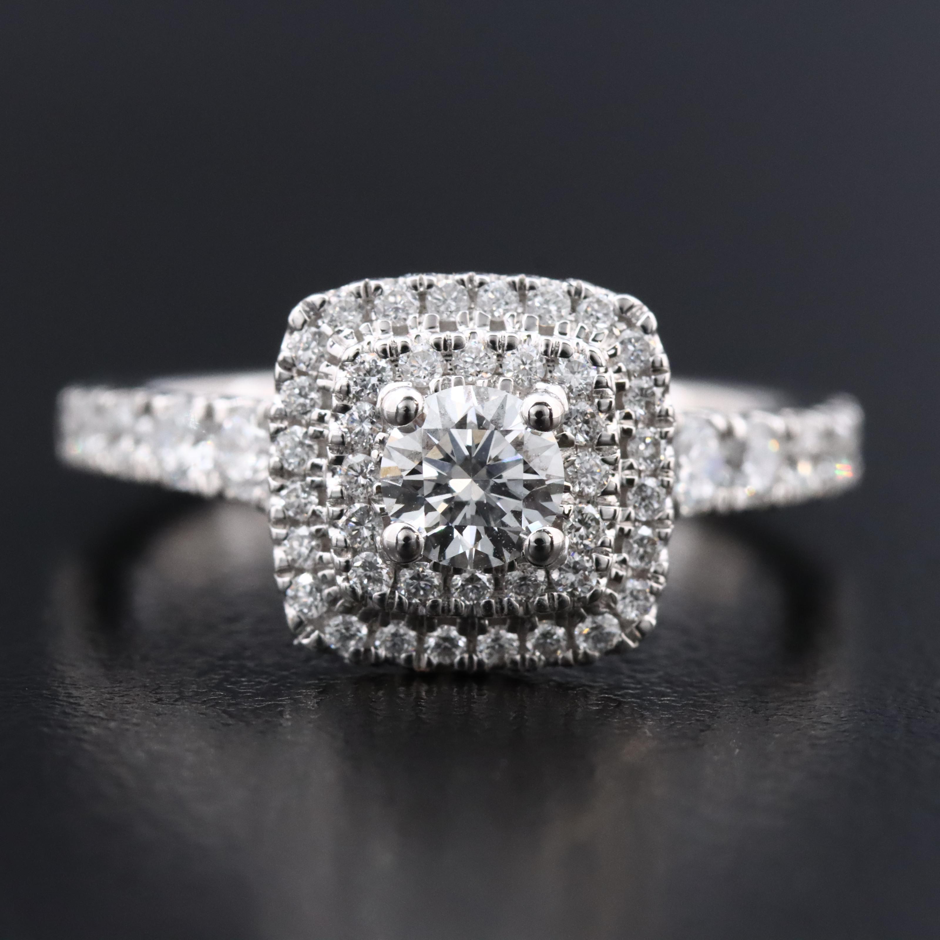 14K 1.16 CTW Lab Grown Diamond Ring with Online IGI Report