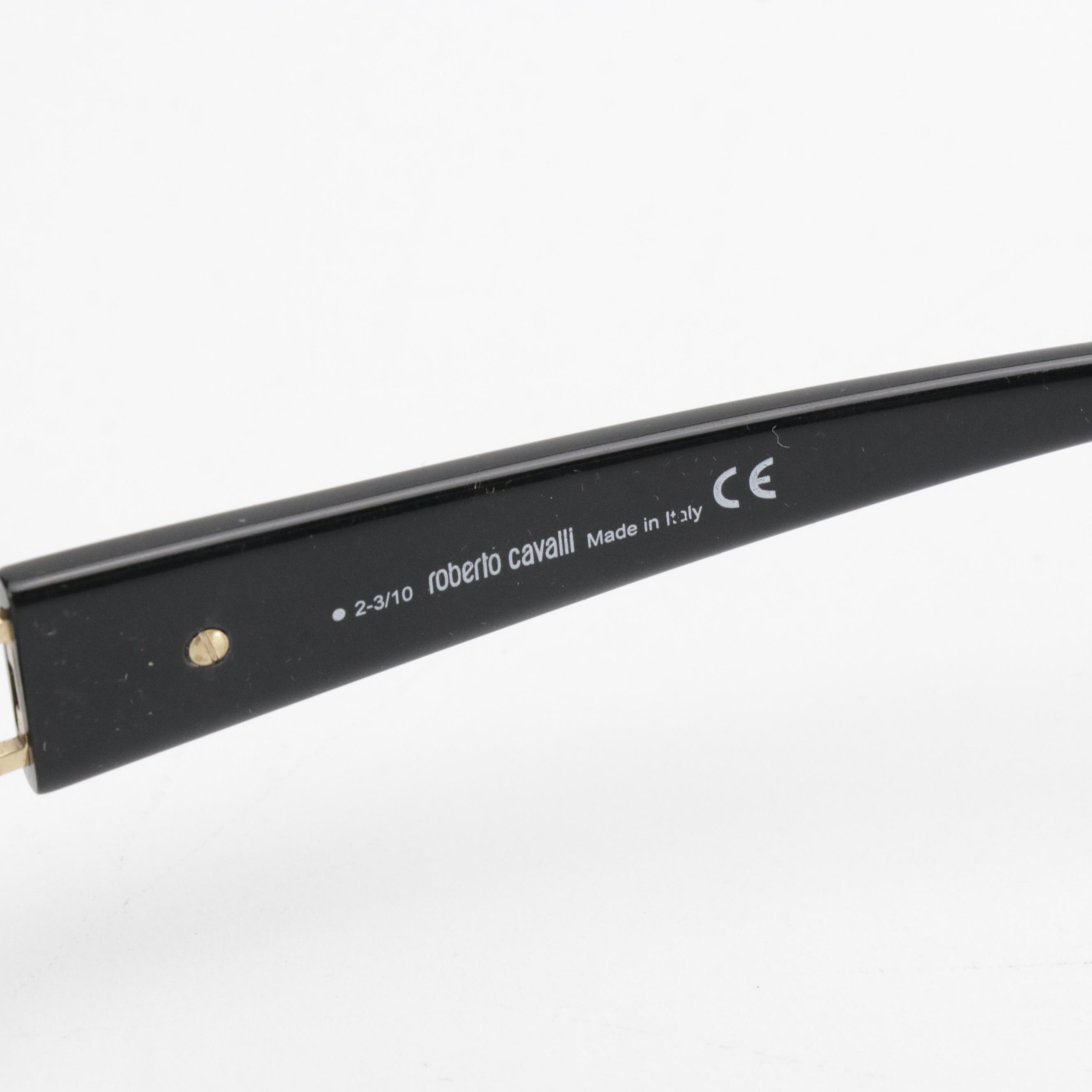 Roberto Cavalli Jacaranda 560 Rectangular Prescription Eyeglasses with Case