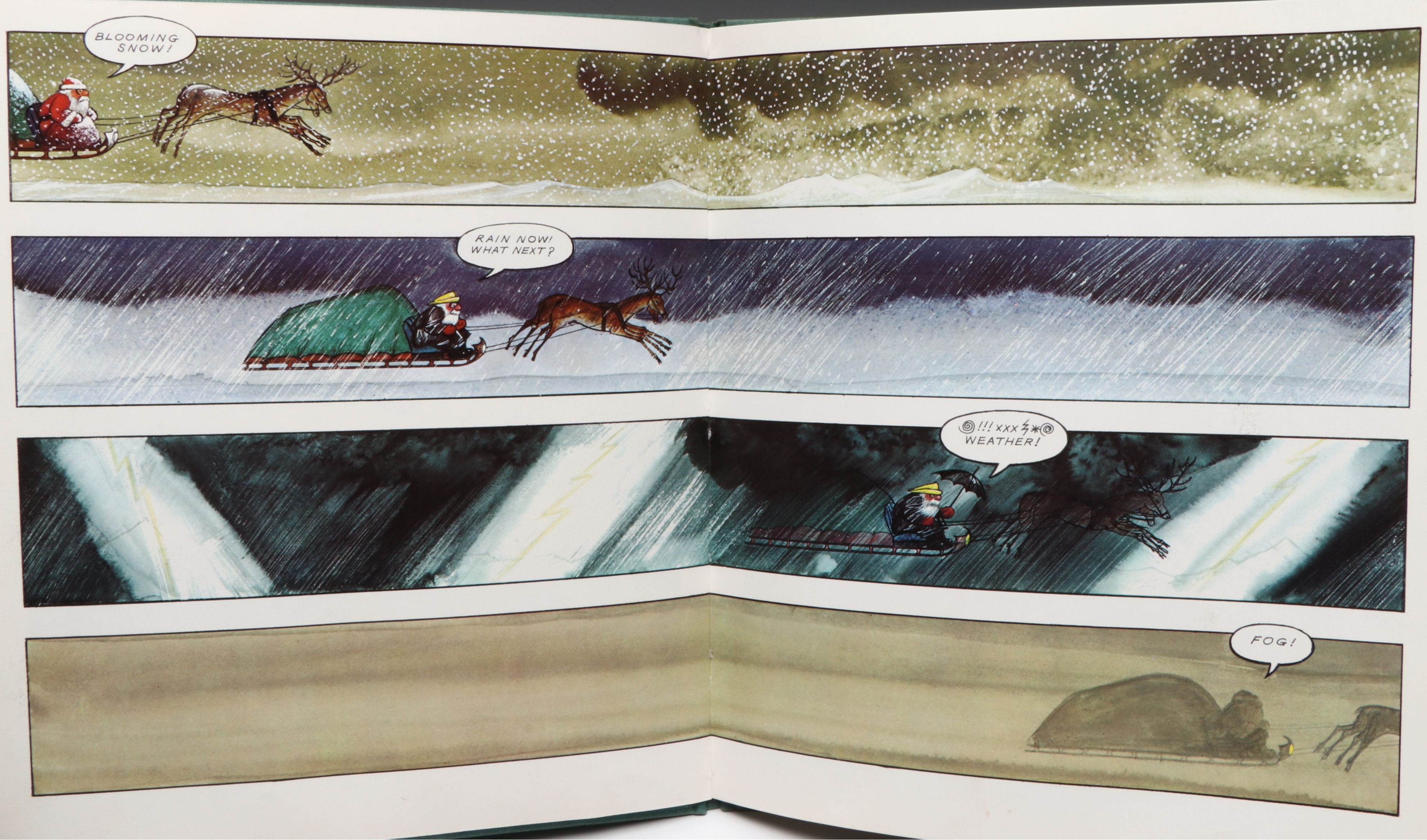 First American Edition "Father Christmas" by Raymond Briggs, 1973