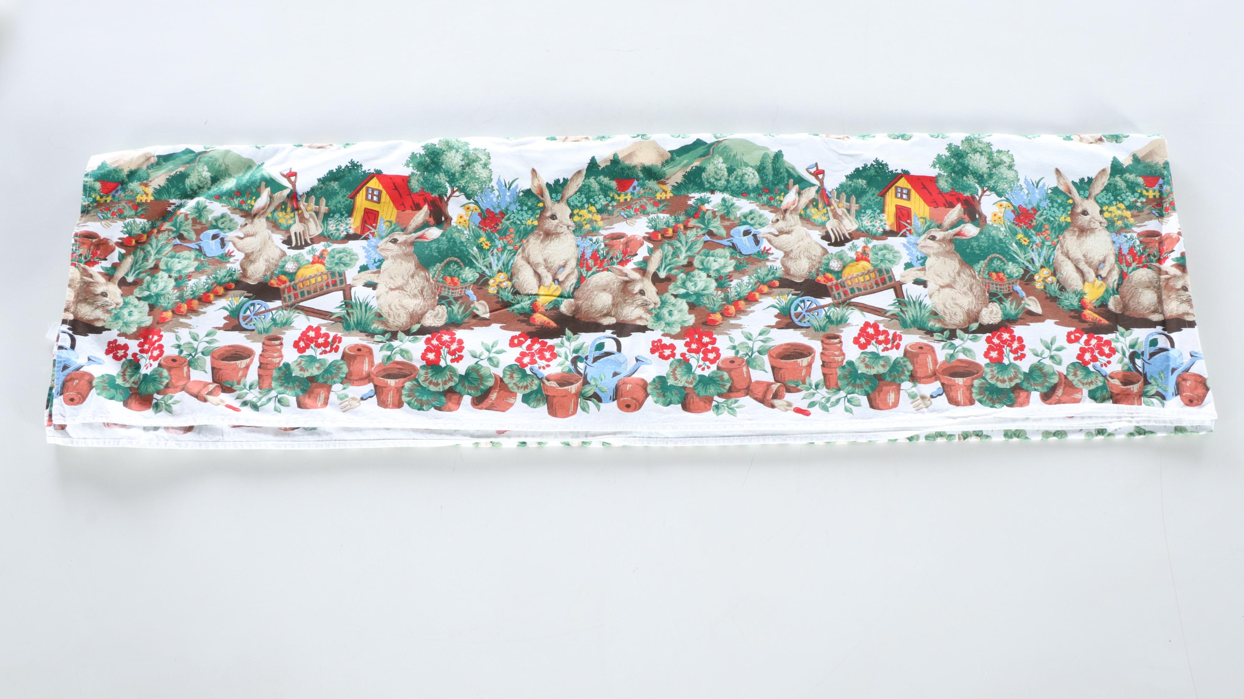 Lenox Round Tablecloth, Cynthia Rowley Napkins, and More Table Linens