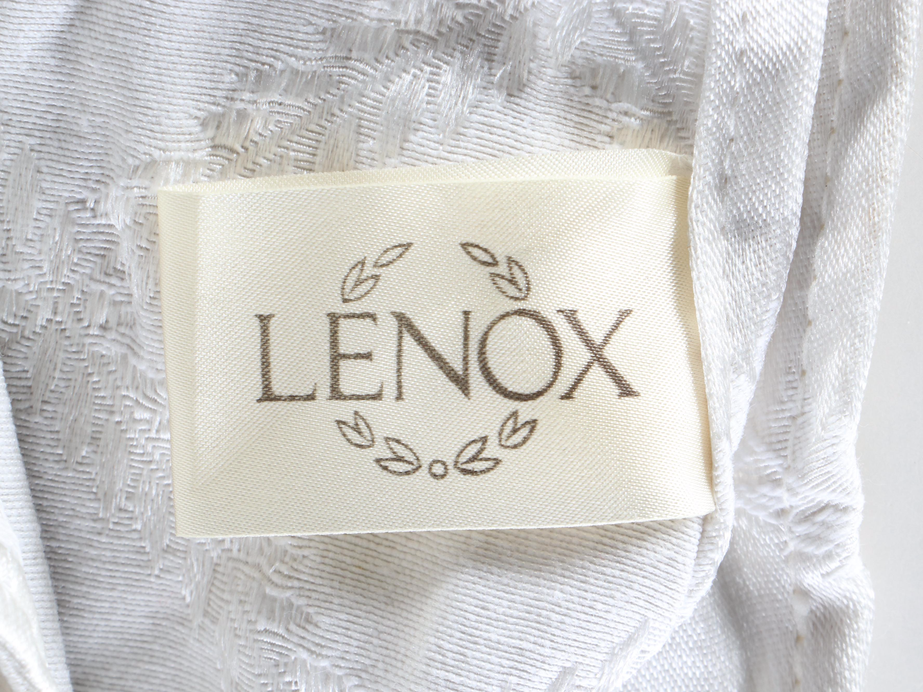 Lenox Round Tablecloth, Cynthia Rowley Napkins, and More Table Linens