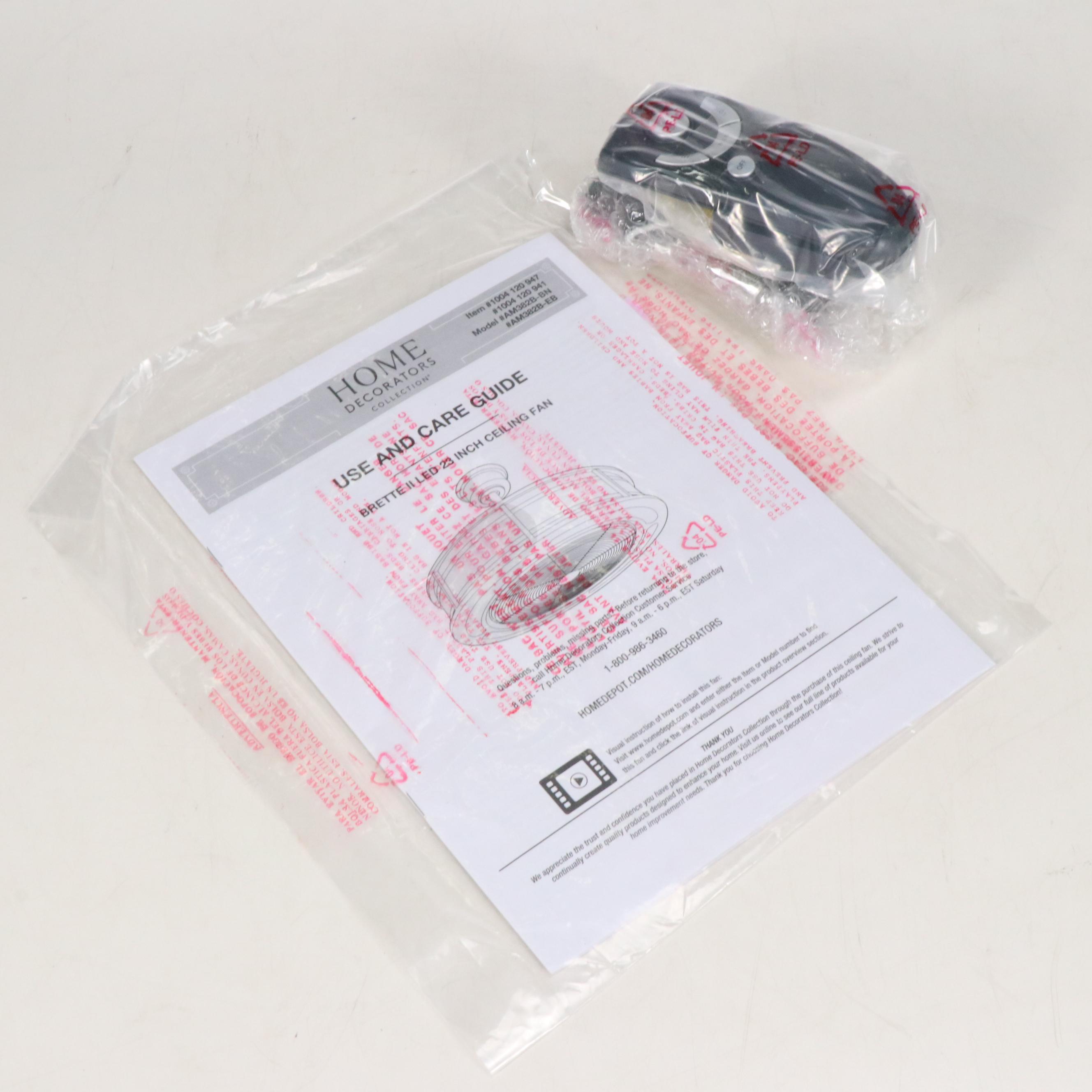 Home Decorators Collection "Brette II" LED Ceiling Fan