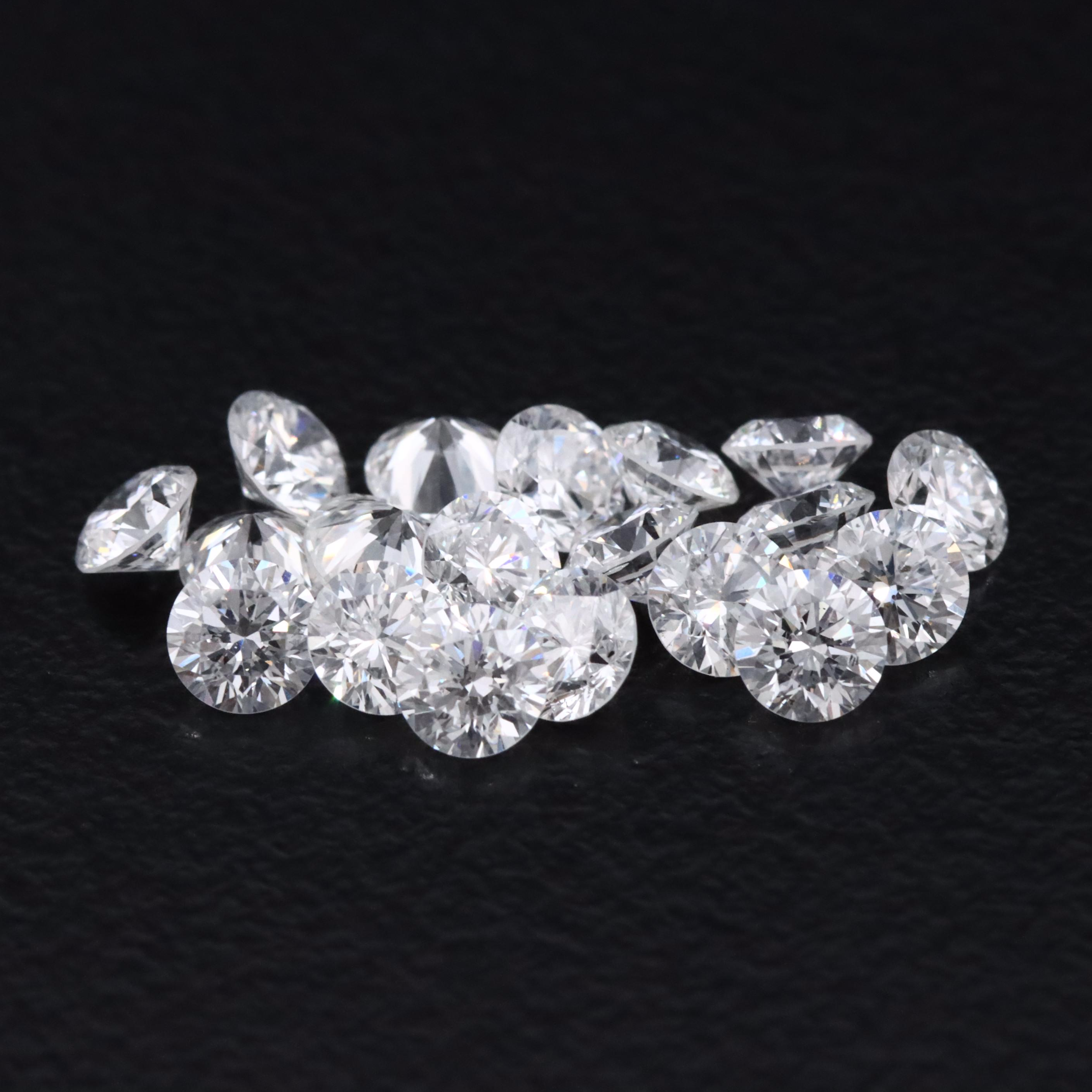 Loose 2.15 CTW Lab Grown Diamonds