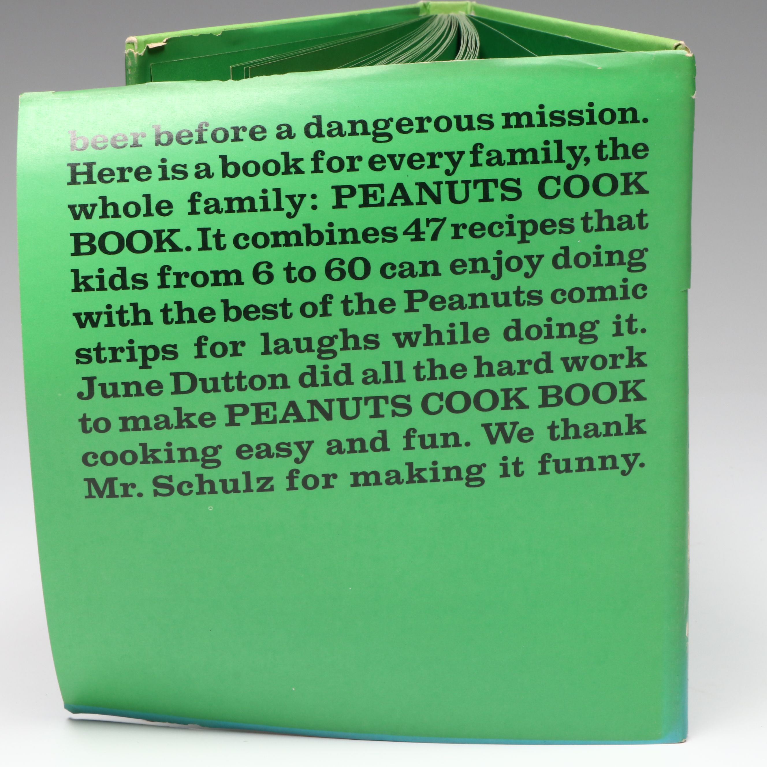 "Peanuts Cook Book" by Charles M. Schulz and June Dutton, 1969