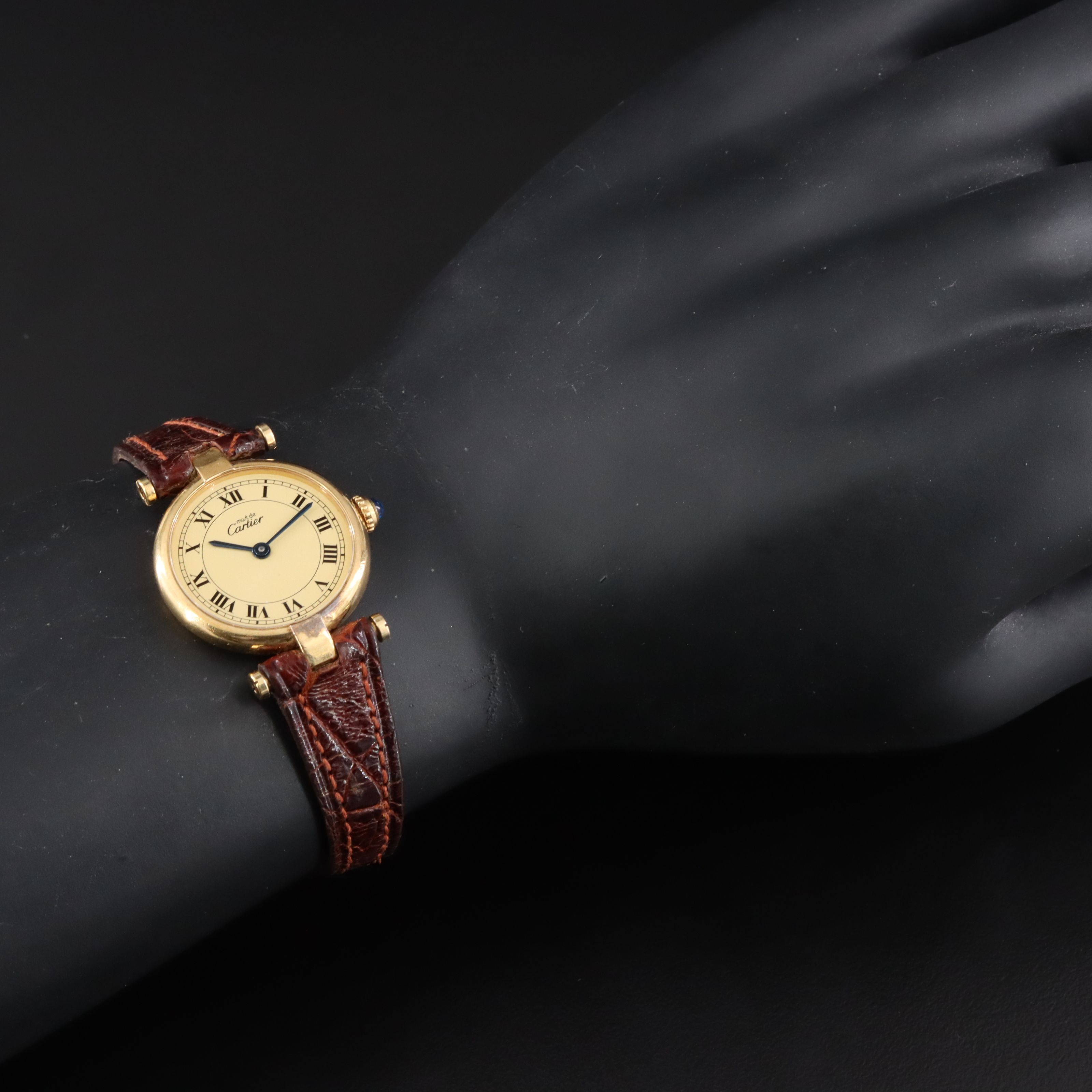 Cartier must de Cartier Vermeil Quartz Watch