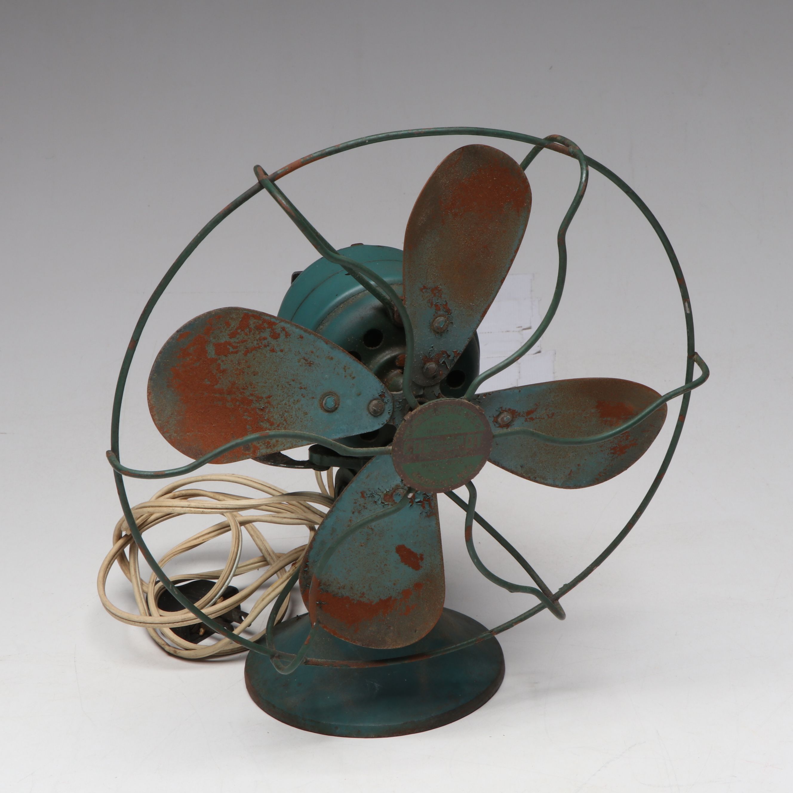 Royal Model 10 Typewriter and Electric Fan, Early to Mid-20th Century