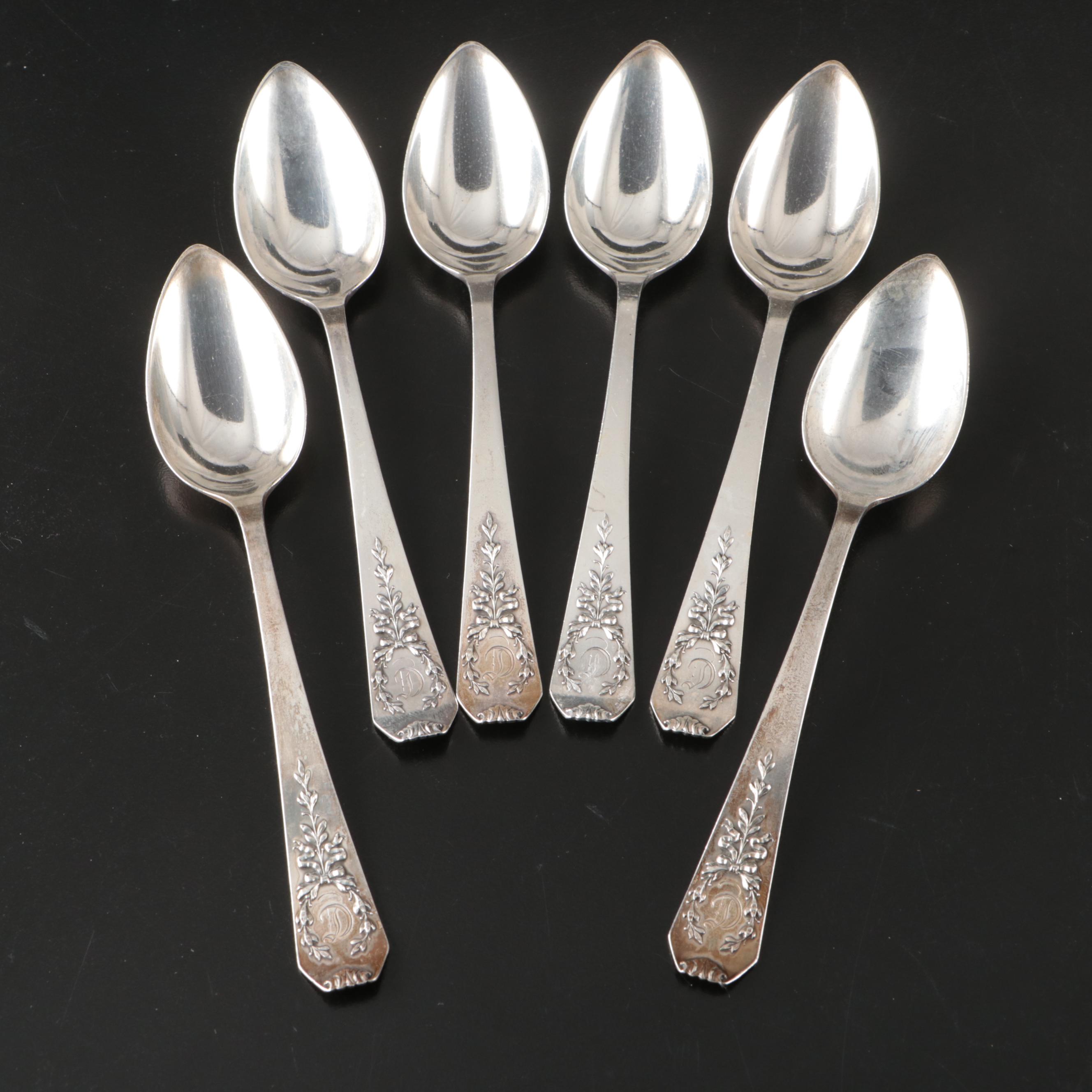 Whiting Mfg. Co. "Madam Jumel" Sterling Silver Orange Spoons, 1908-1991