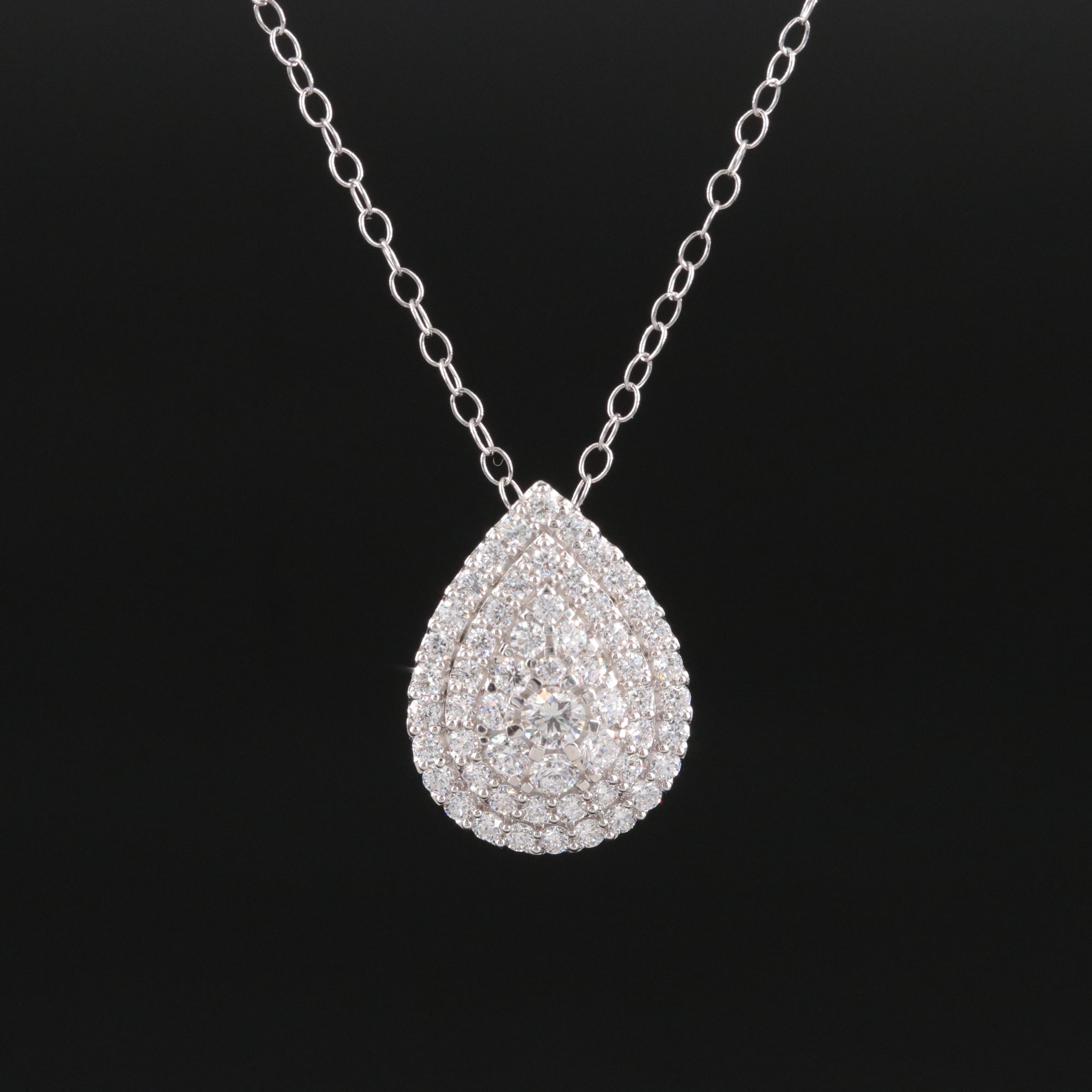 14K 1.01 CTW Lab Grown Diamond Necklace