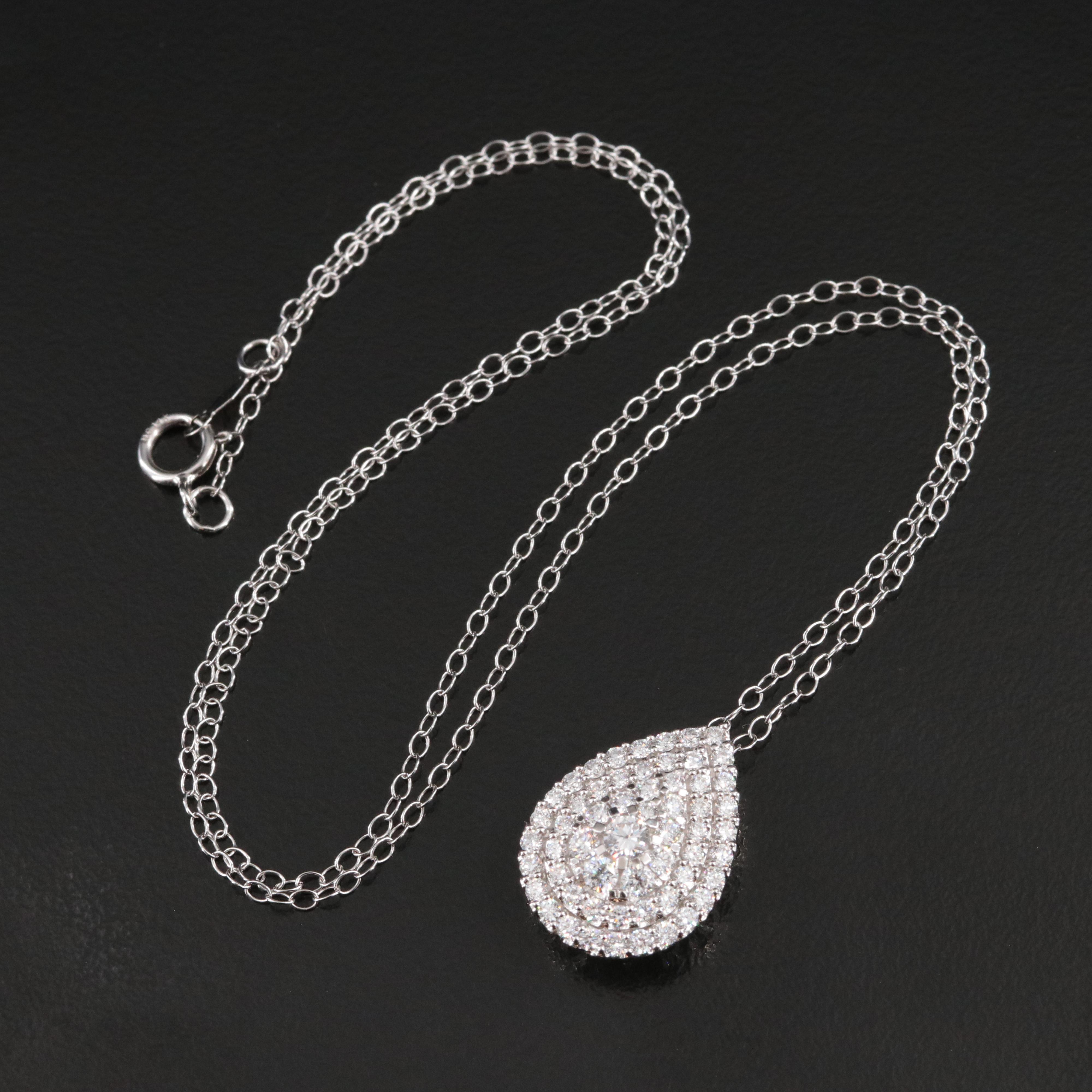 14K 1.01 CTW Lab Grown Diamond Necklace