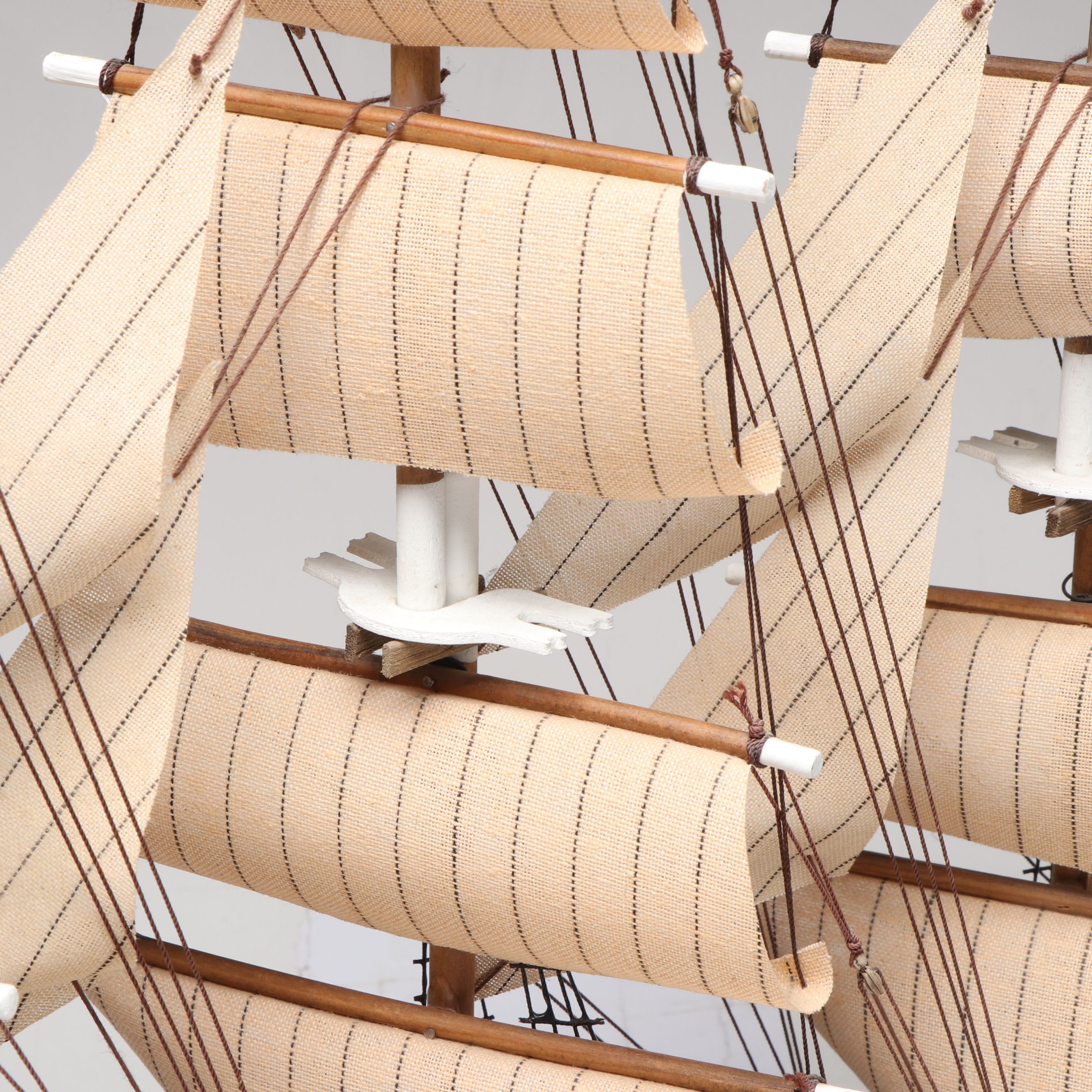 USS Constellation Wooden Ship Model