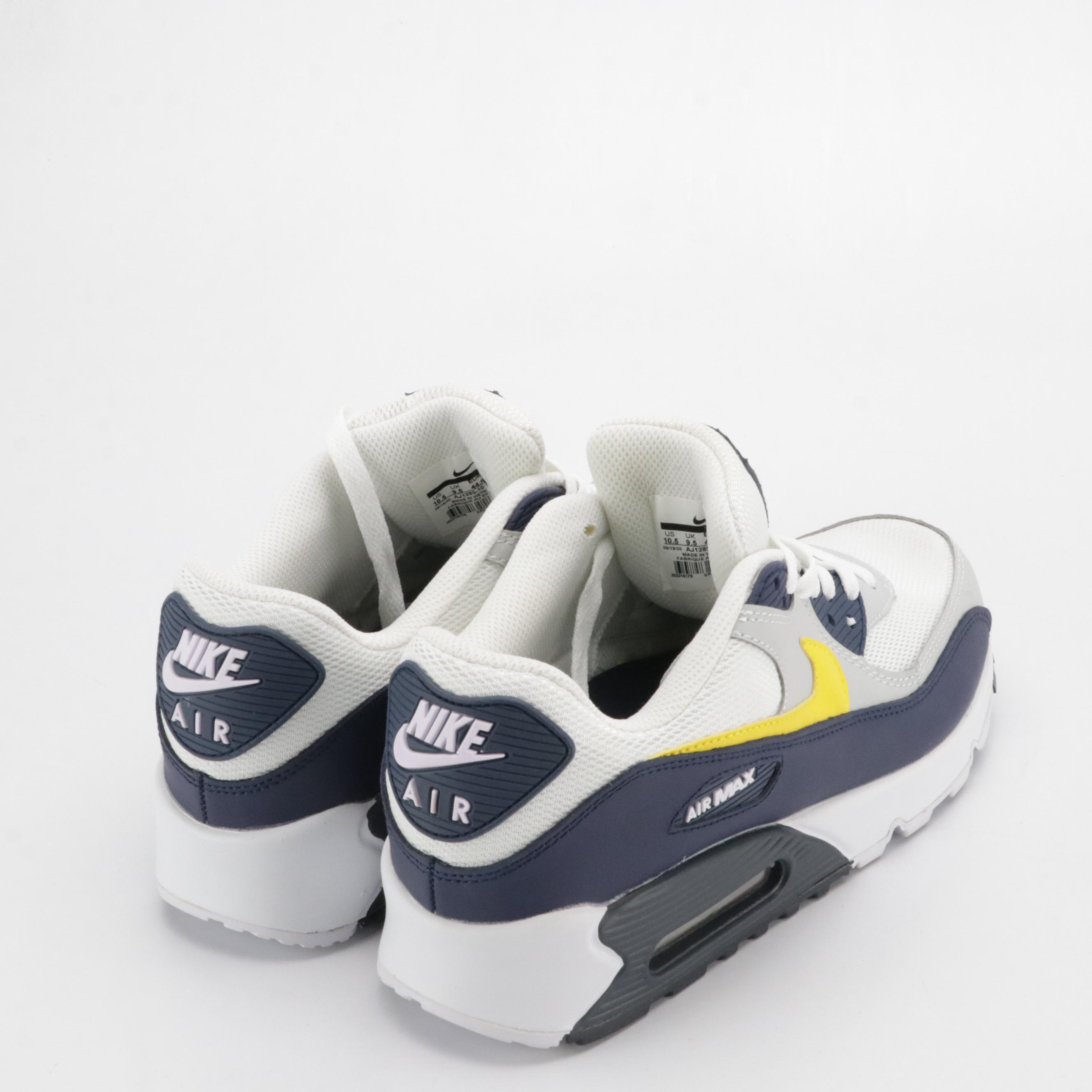 Men's Nike Air Max Sneakers in Navy Blue/Black and Navy Blue/White