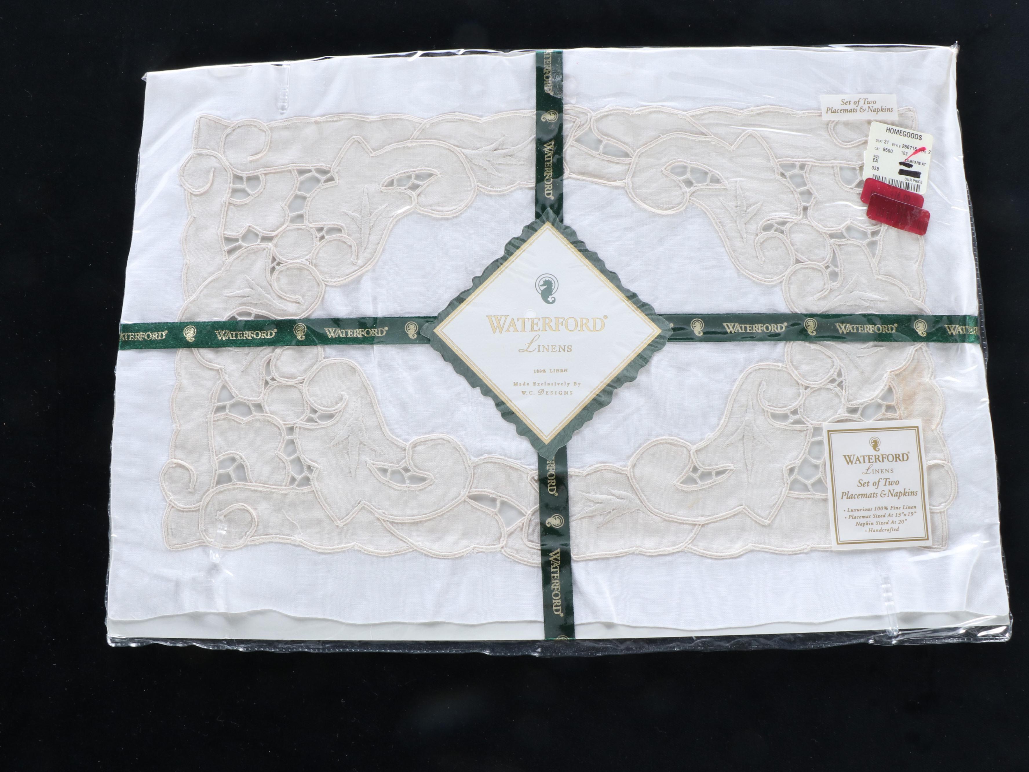 Lenox Placemats and Napkins with More Table Linens