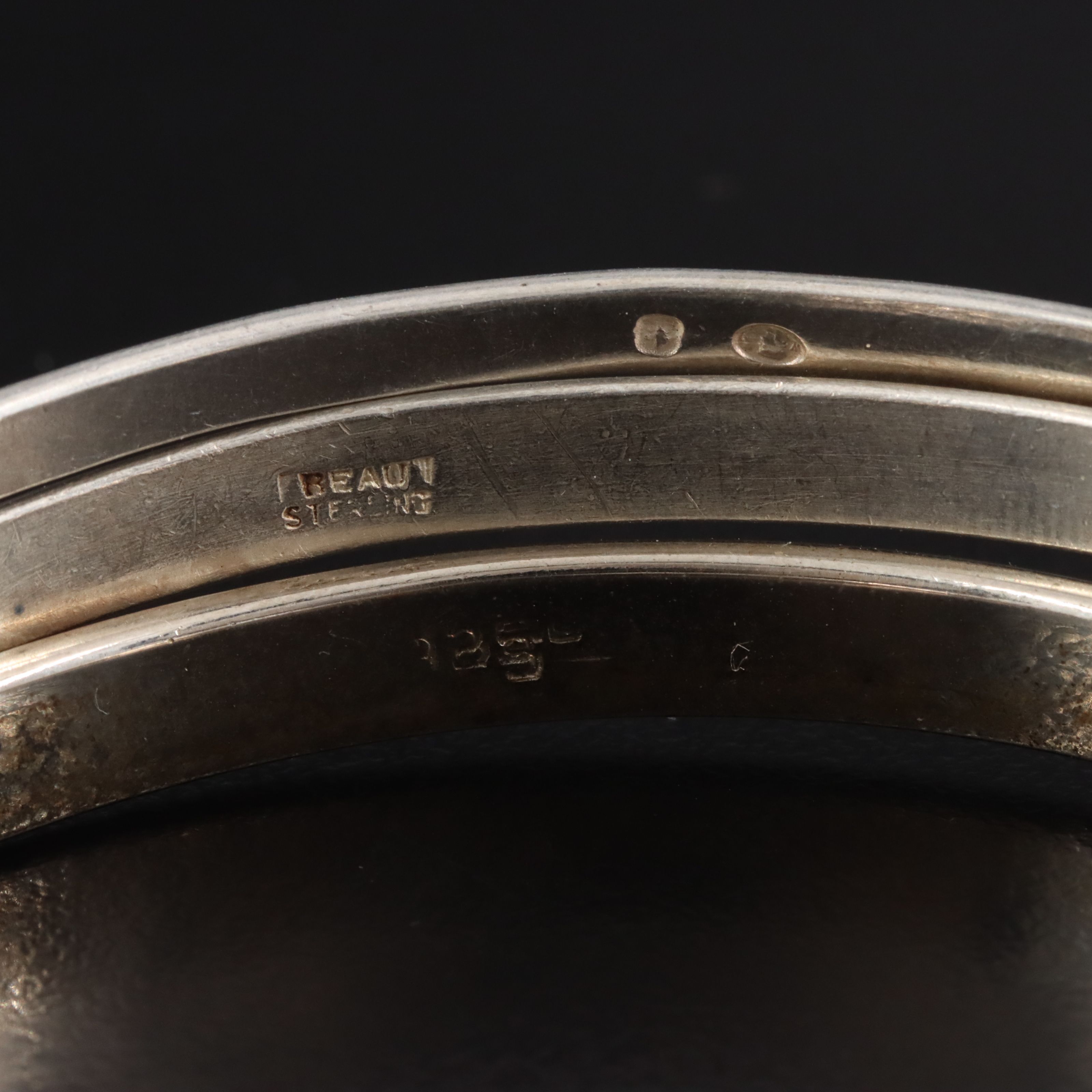 Polish 800 Silver and Beau Sterling Bangles