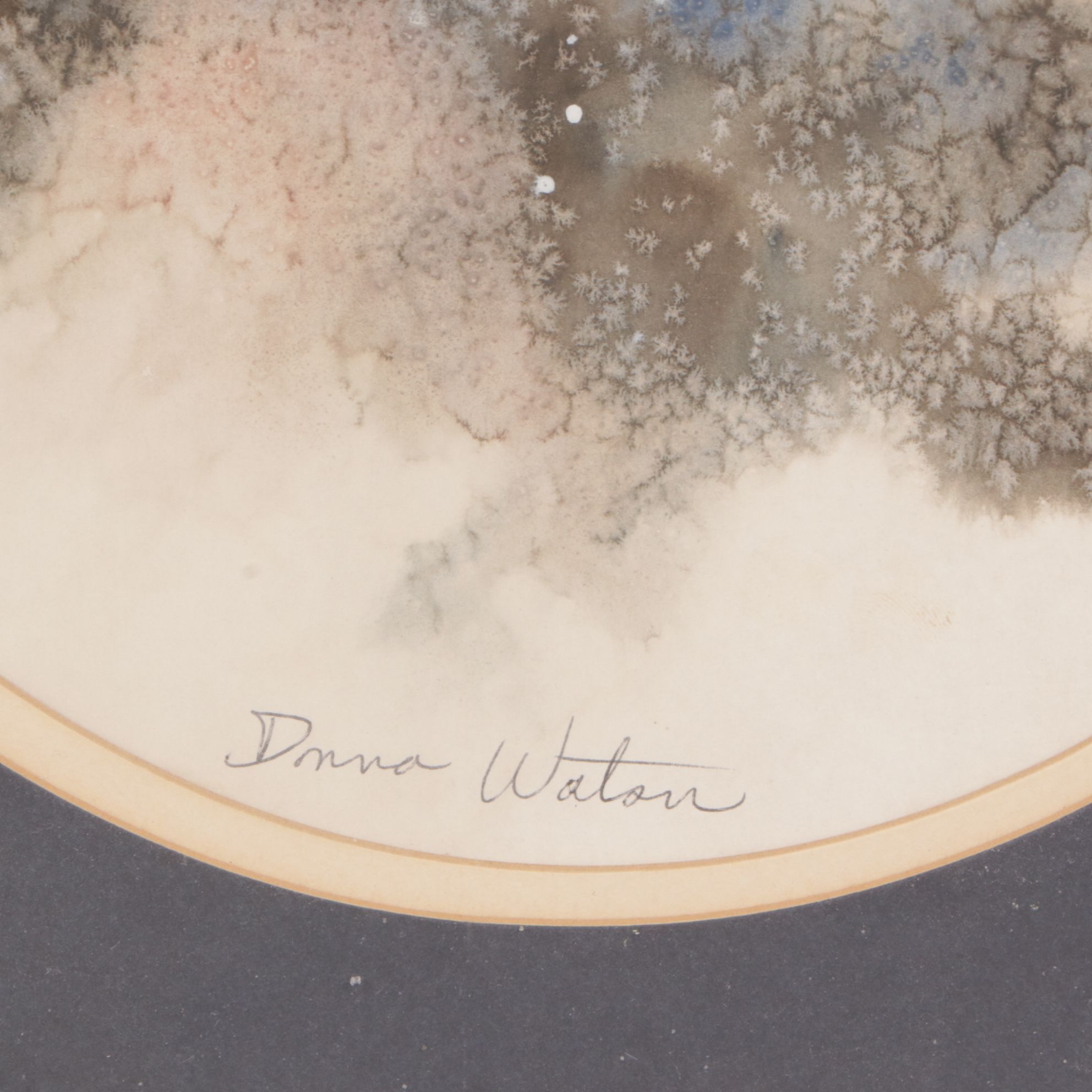 Donna Watson Triptych of Impressionist Watercolor and Gouache Nature Paintings