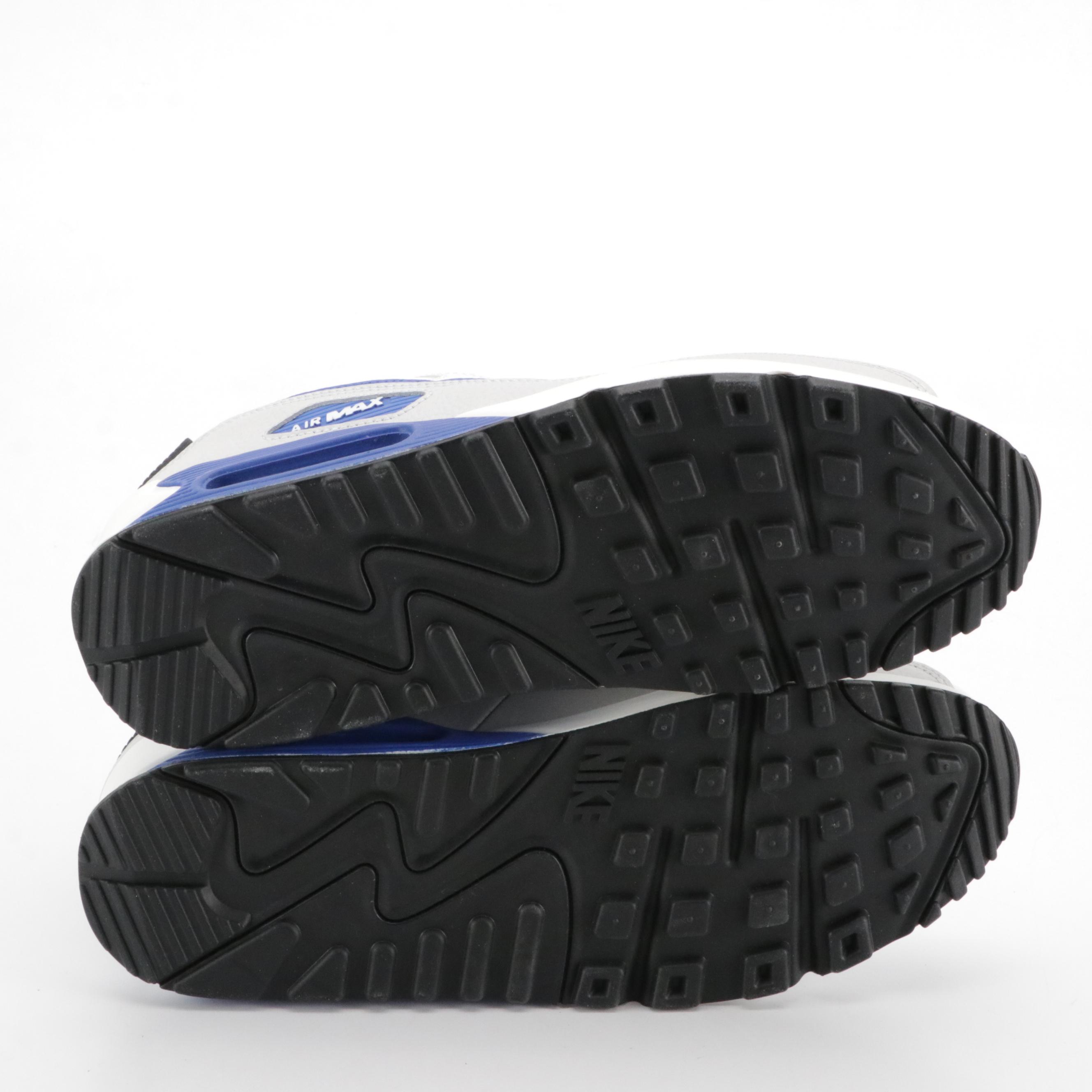 Men's Nike Air Max "White Game Royal" and Agitate 6 Running Shoes in Blue/White