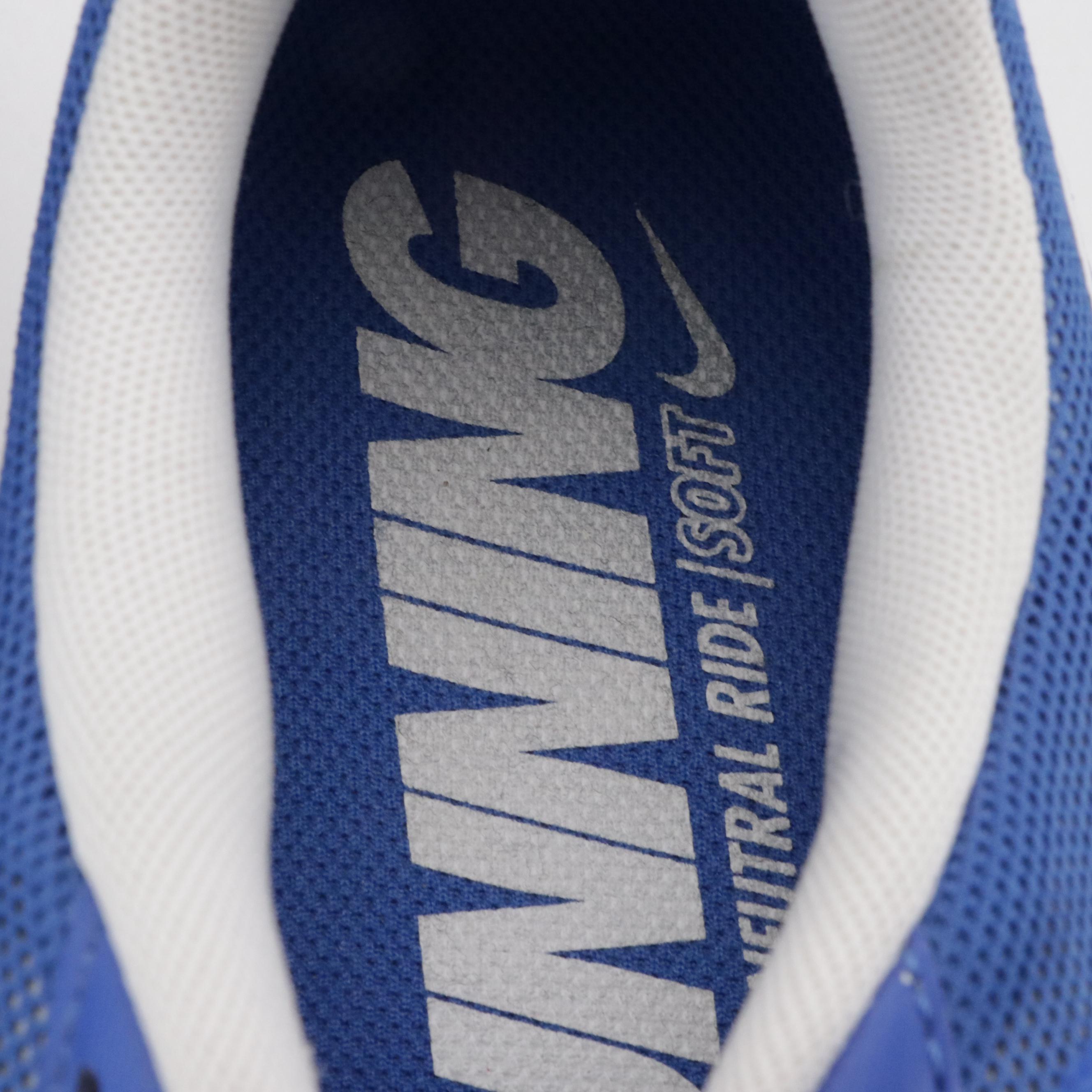 Men's Nike Air Max "White Game Royal" and Agitate 6 Running Shoes in Blue/White