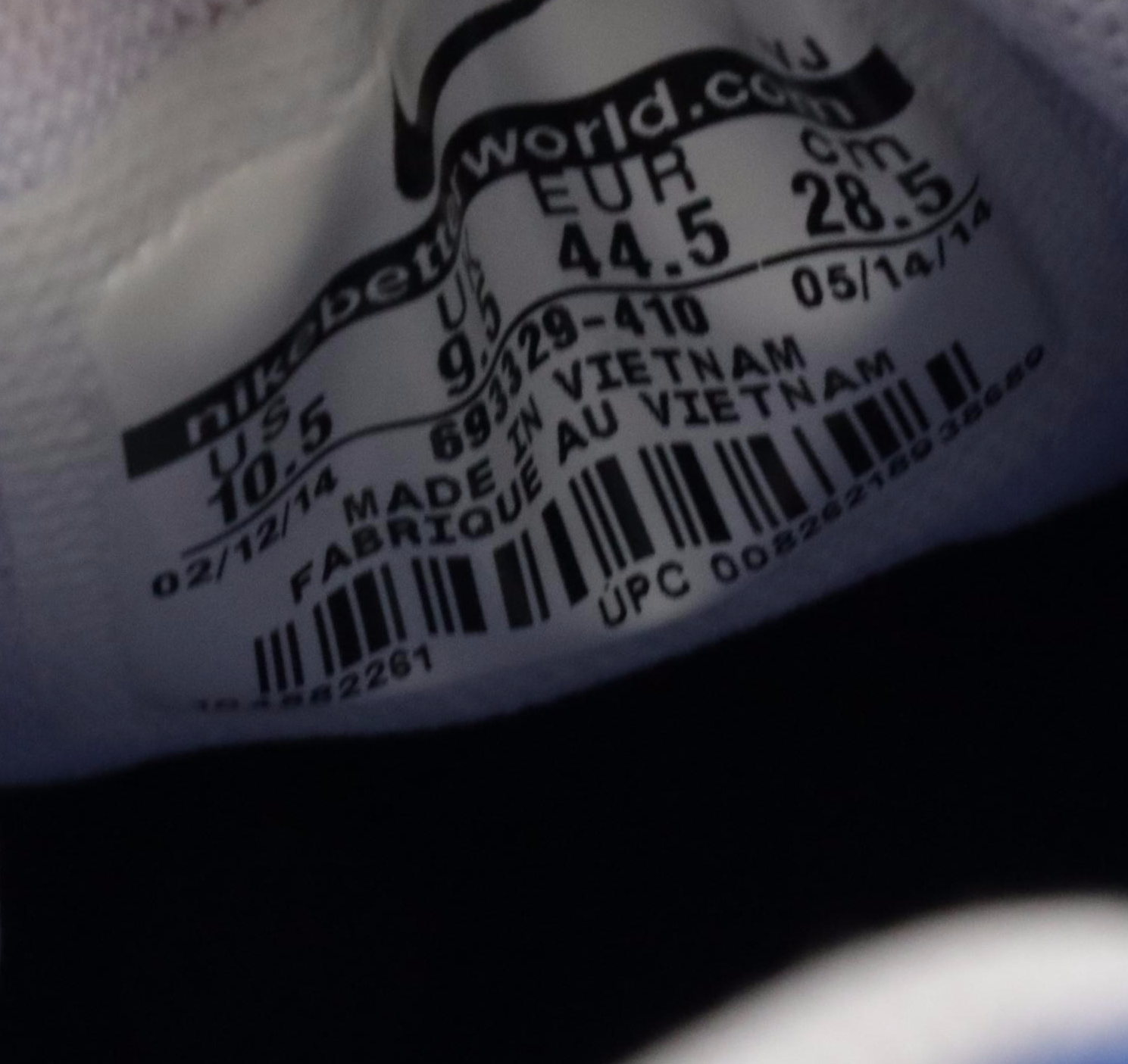 Men's Nike Air Max "White Game Royal" and Agitate 6 Running Shoes in Blue/White