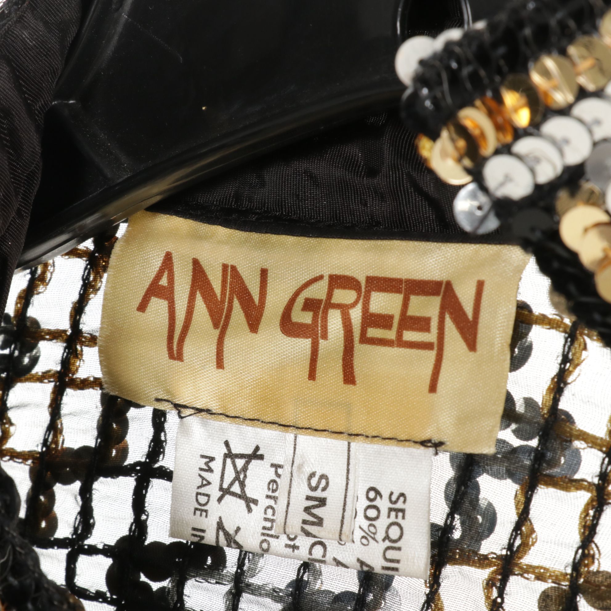 Lew Magram Sequin Dress with Ann Green, Toppettes & St. Martin Blouses, 1980s