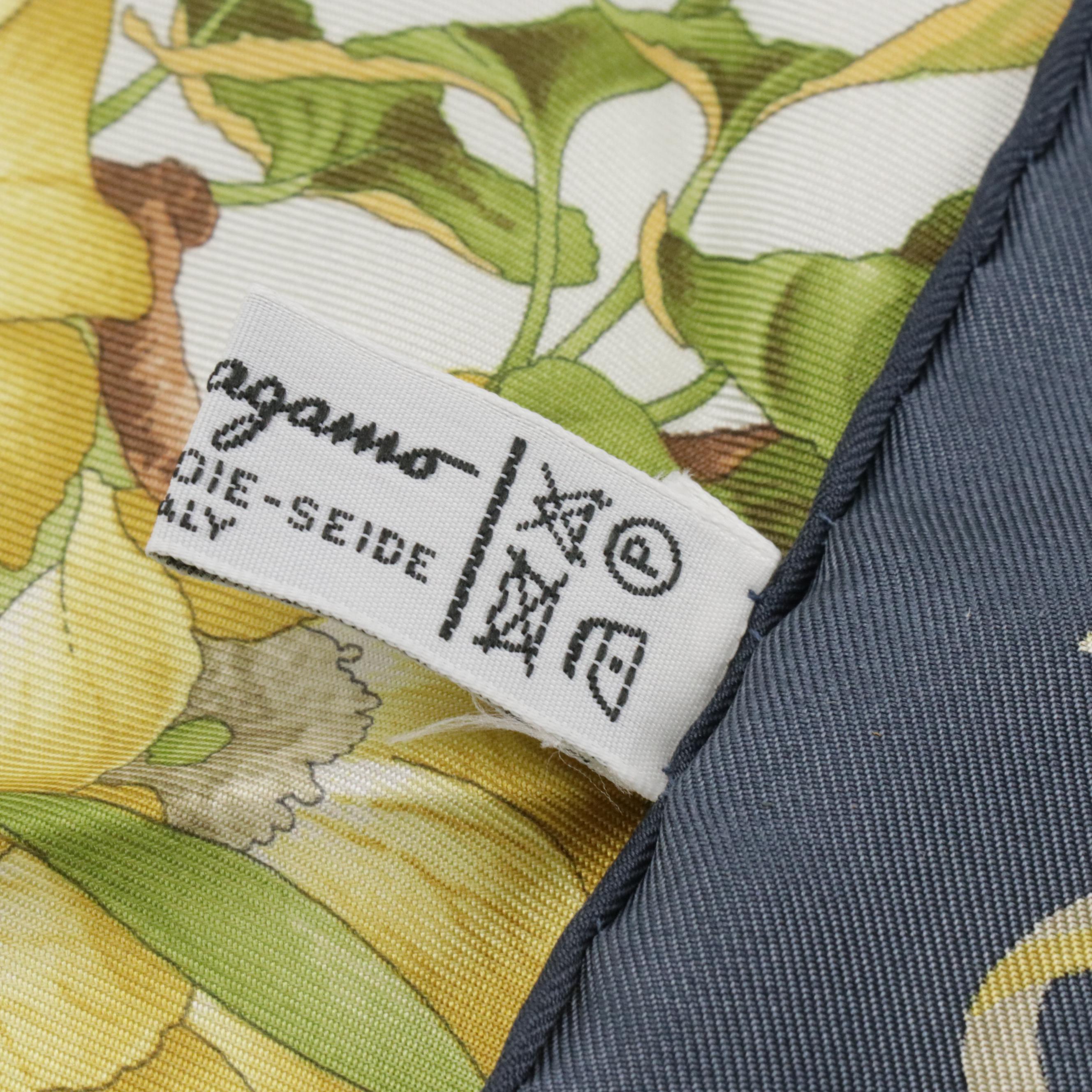 Salvatore Ferragamo Jungle and Bird Printed Silk Scarves