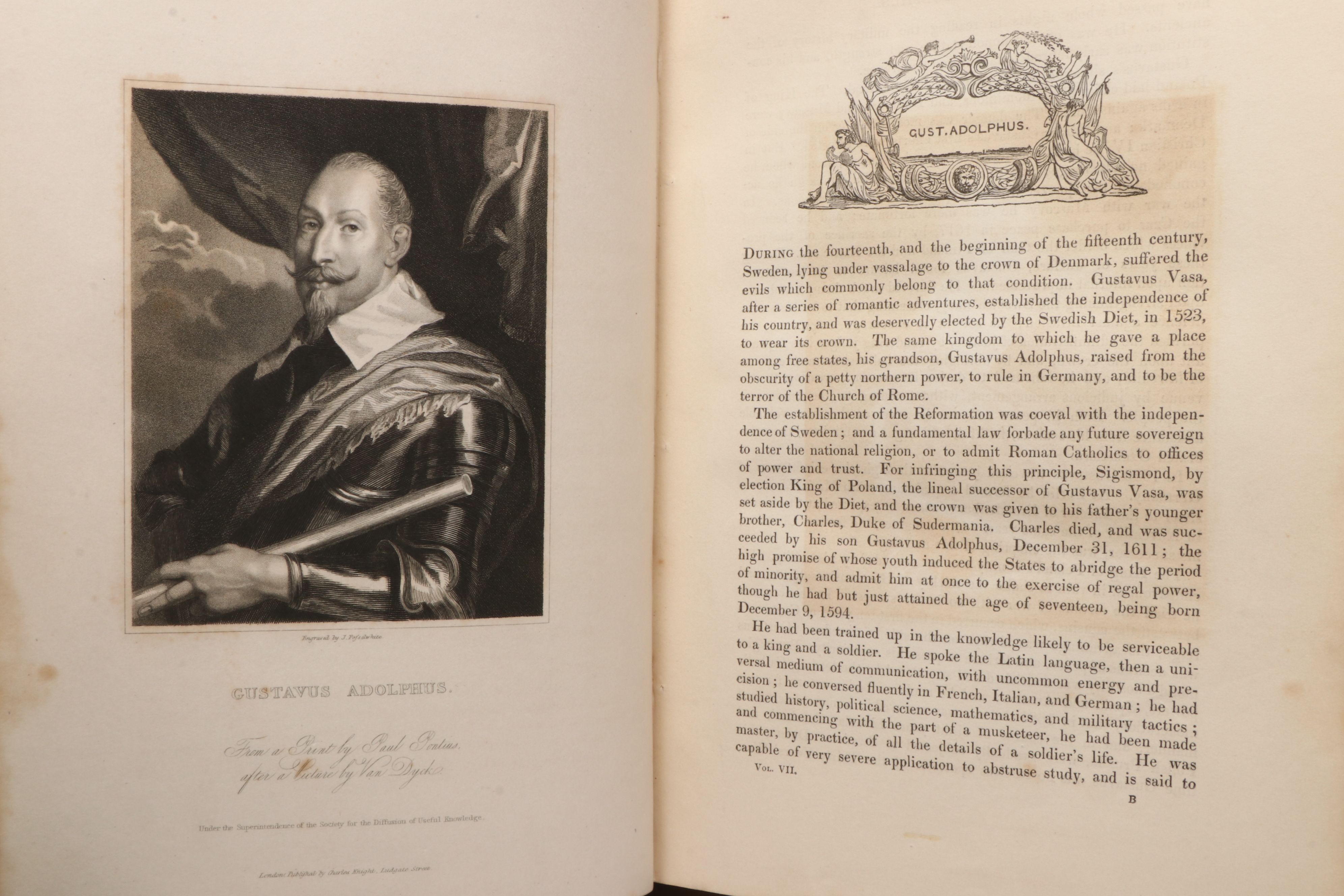 "The Gallery of Portraits: with Memoirs" Complete Seven-Volume Set, 1833–1837