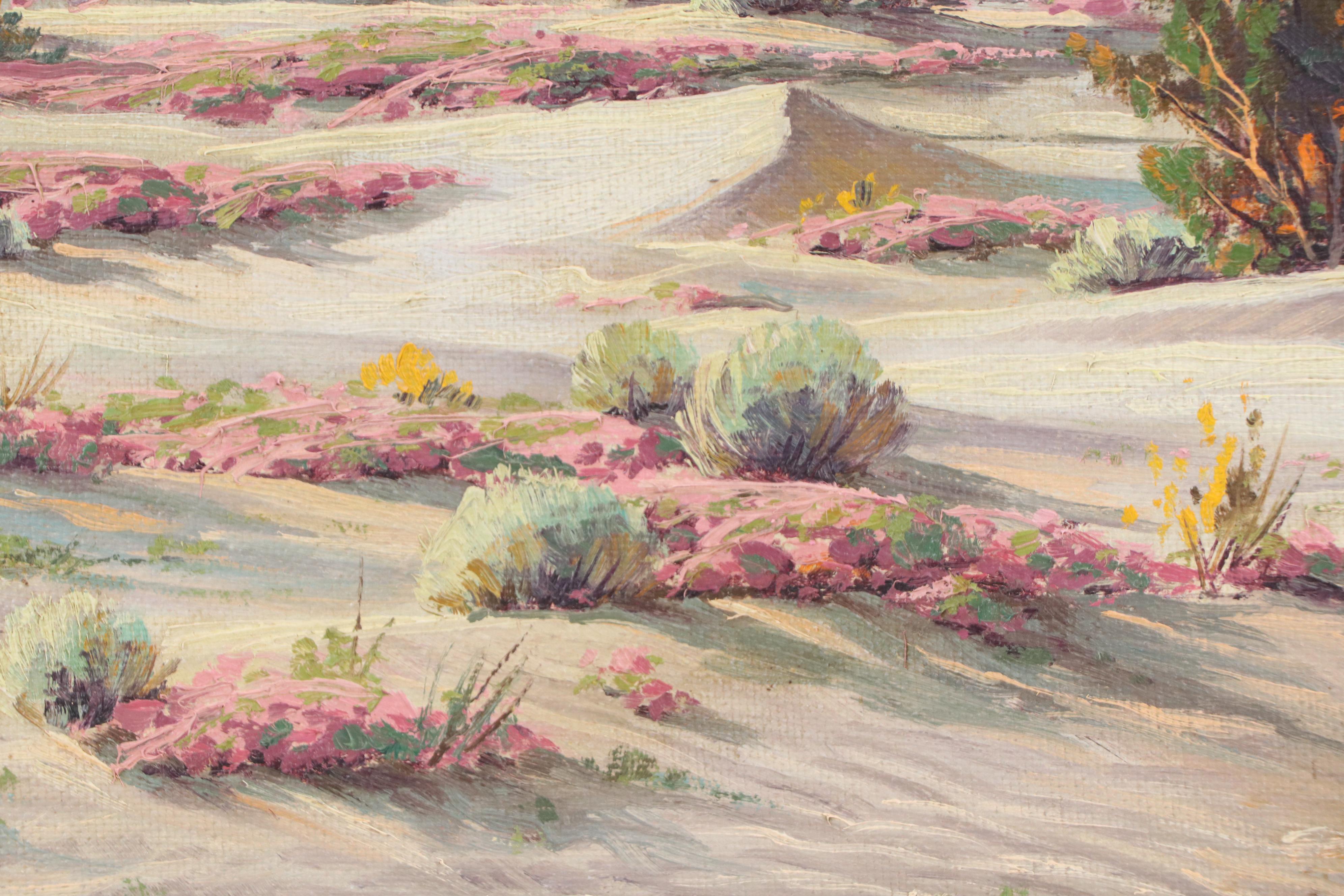 Paul Grimm Oil Painting "Windswept Dunes," Circa 1926