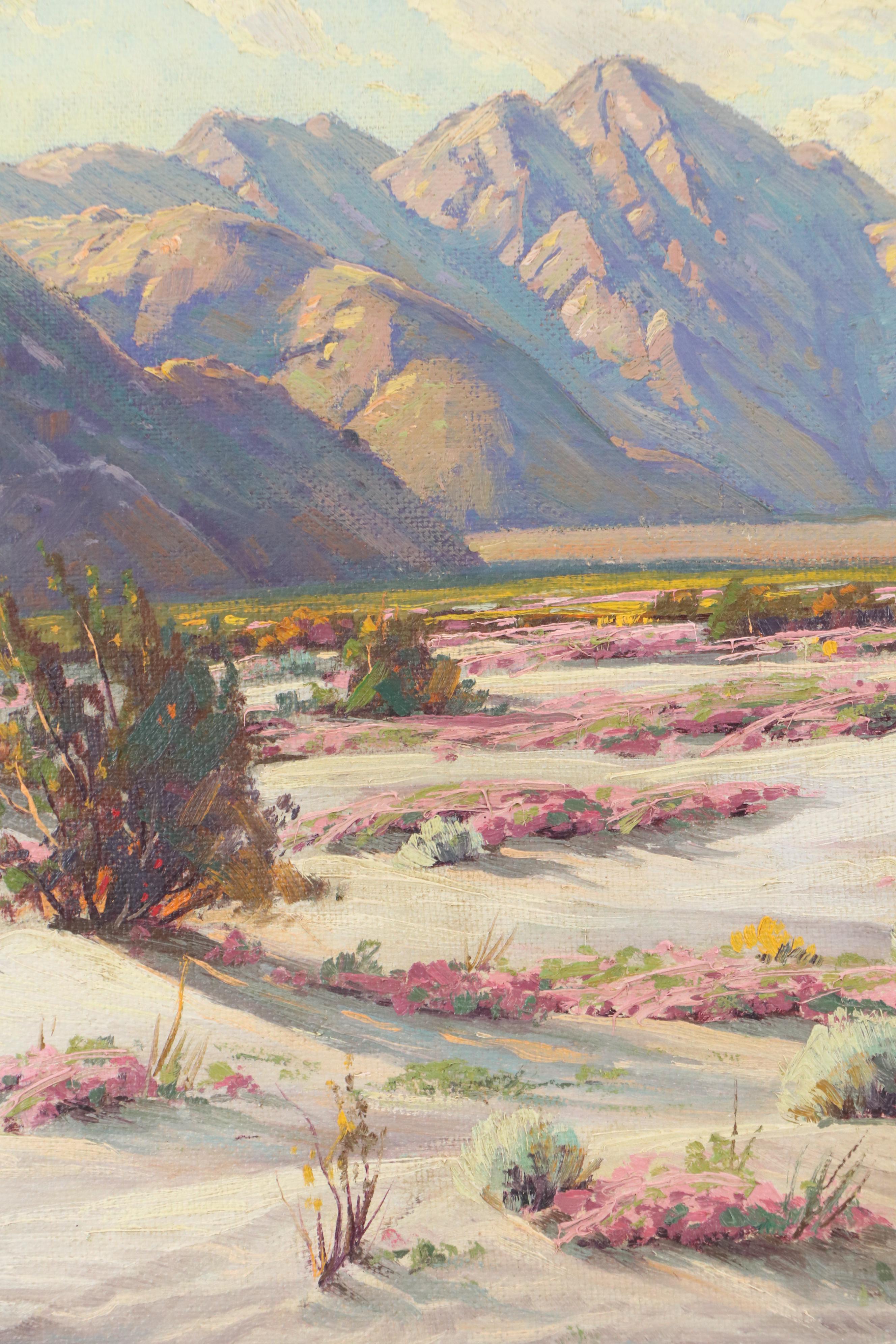 Paul Grimm Oil Painting "Windswept Dunes," Circa 1926