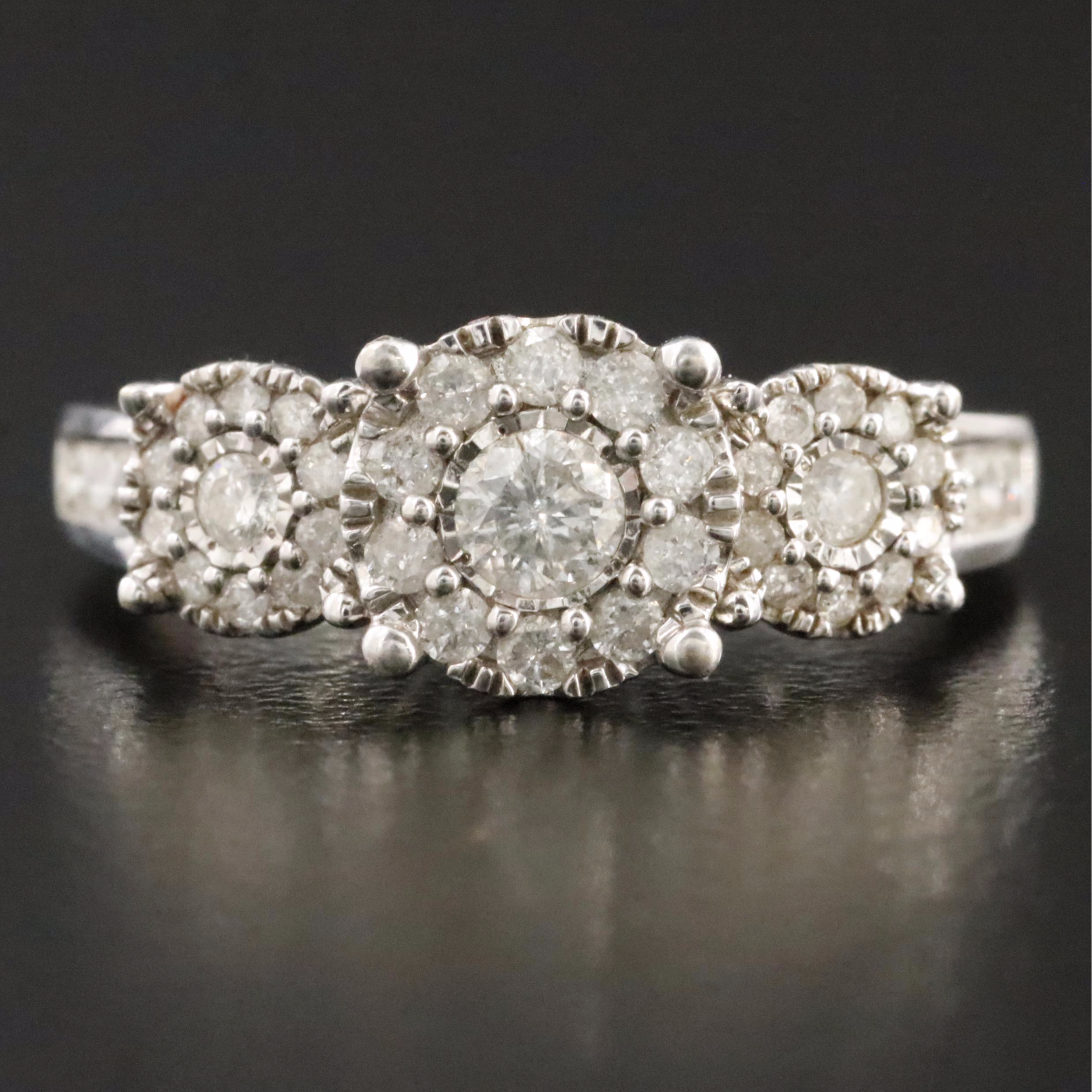 14K 0.75 CTW Diamond Ring