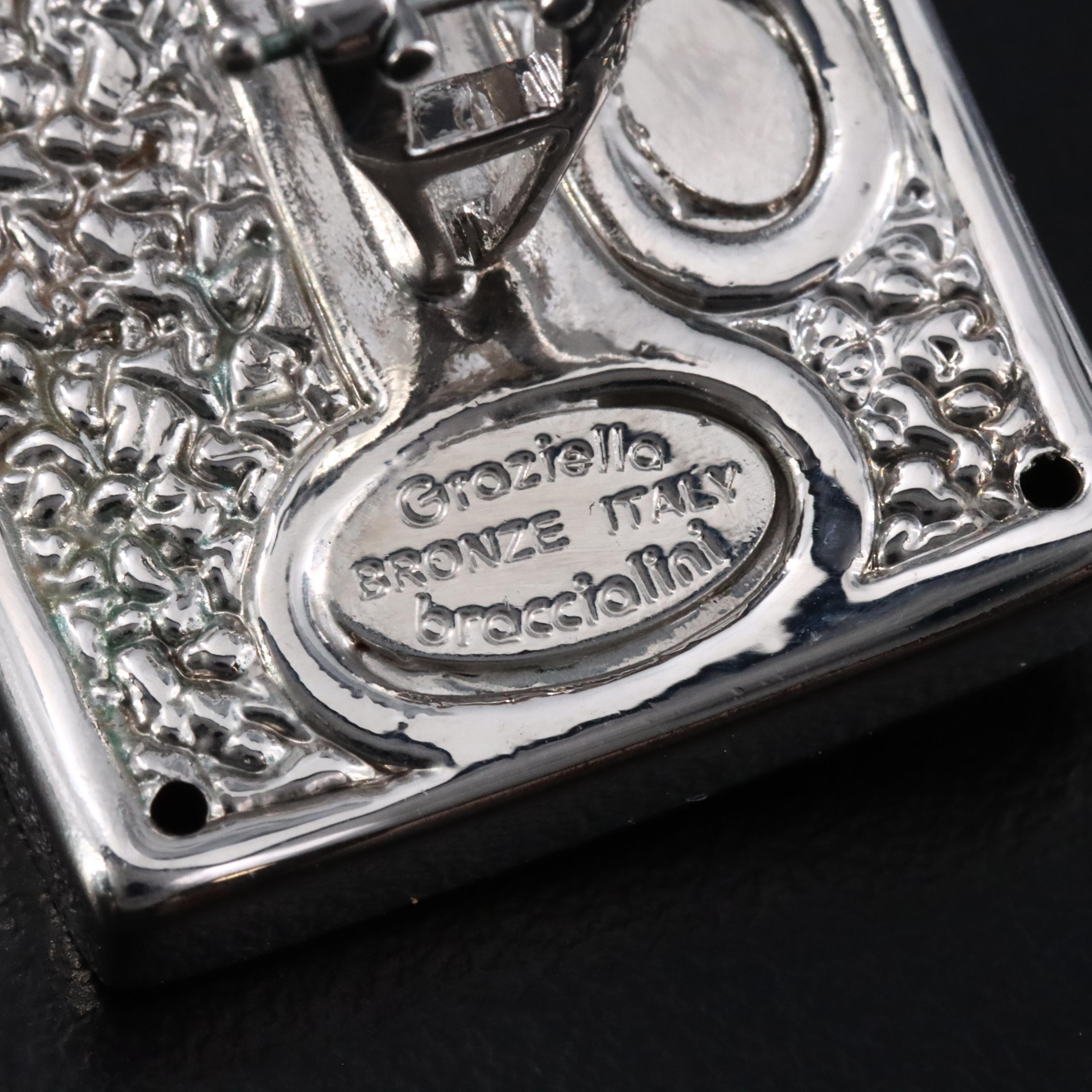 Graziella Bronze Medusa Earrings