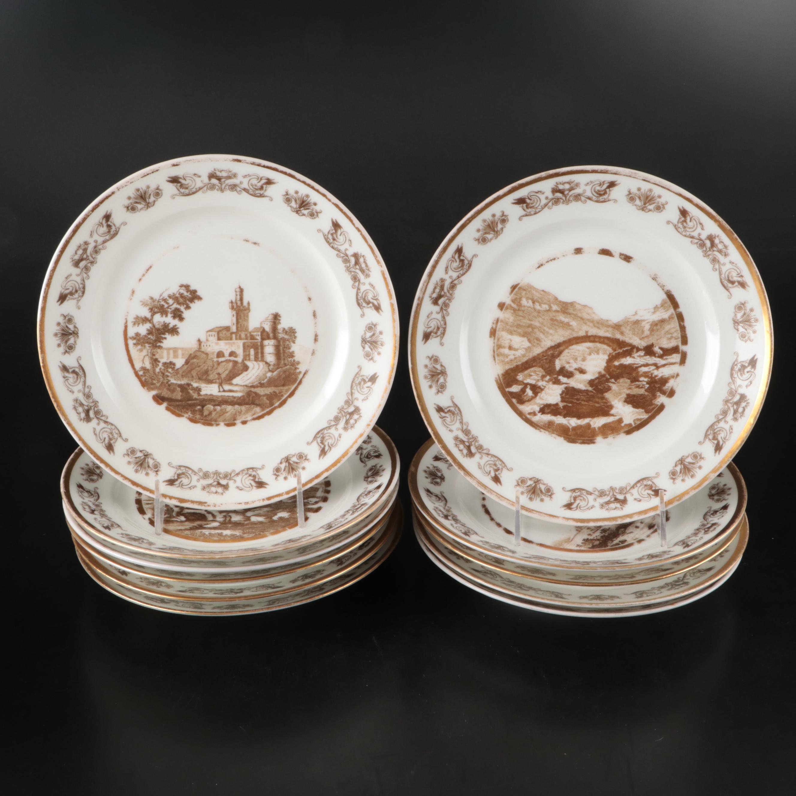 Vue de la Ville de Stein Porcelain Tableware