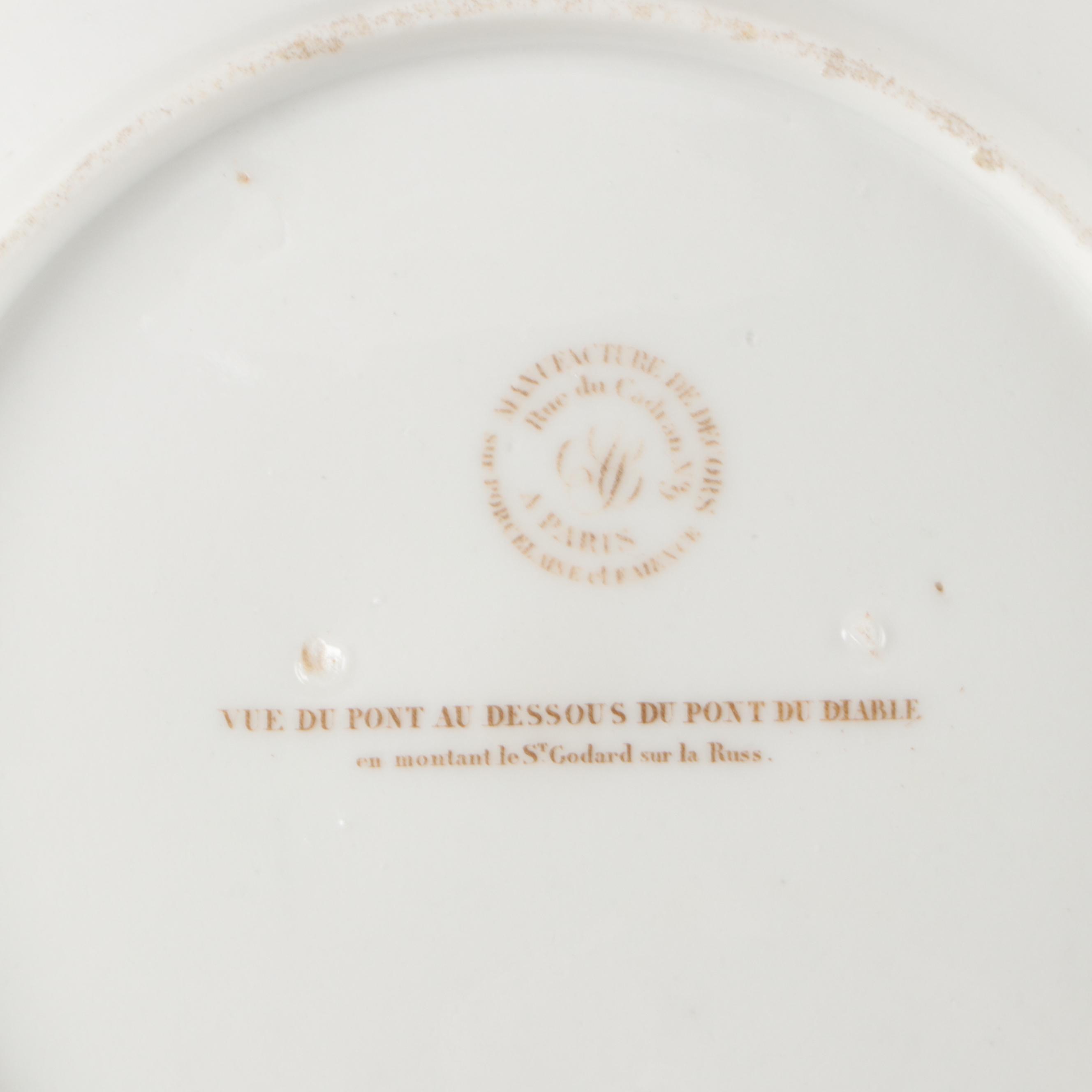 Vue de la Ville de Stein Porcelain Tableware